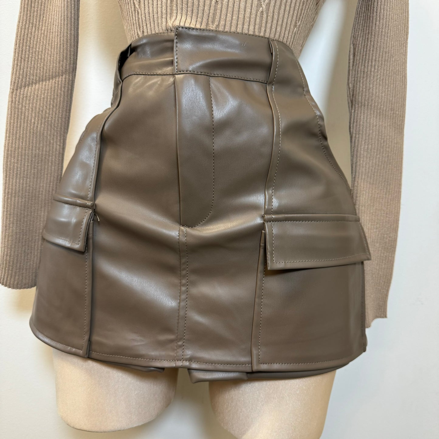 Carol Cargo Skort-Brown