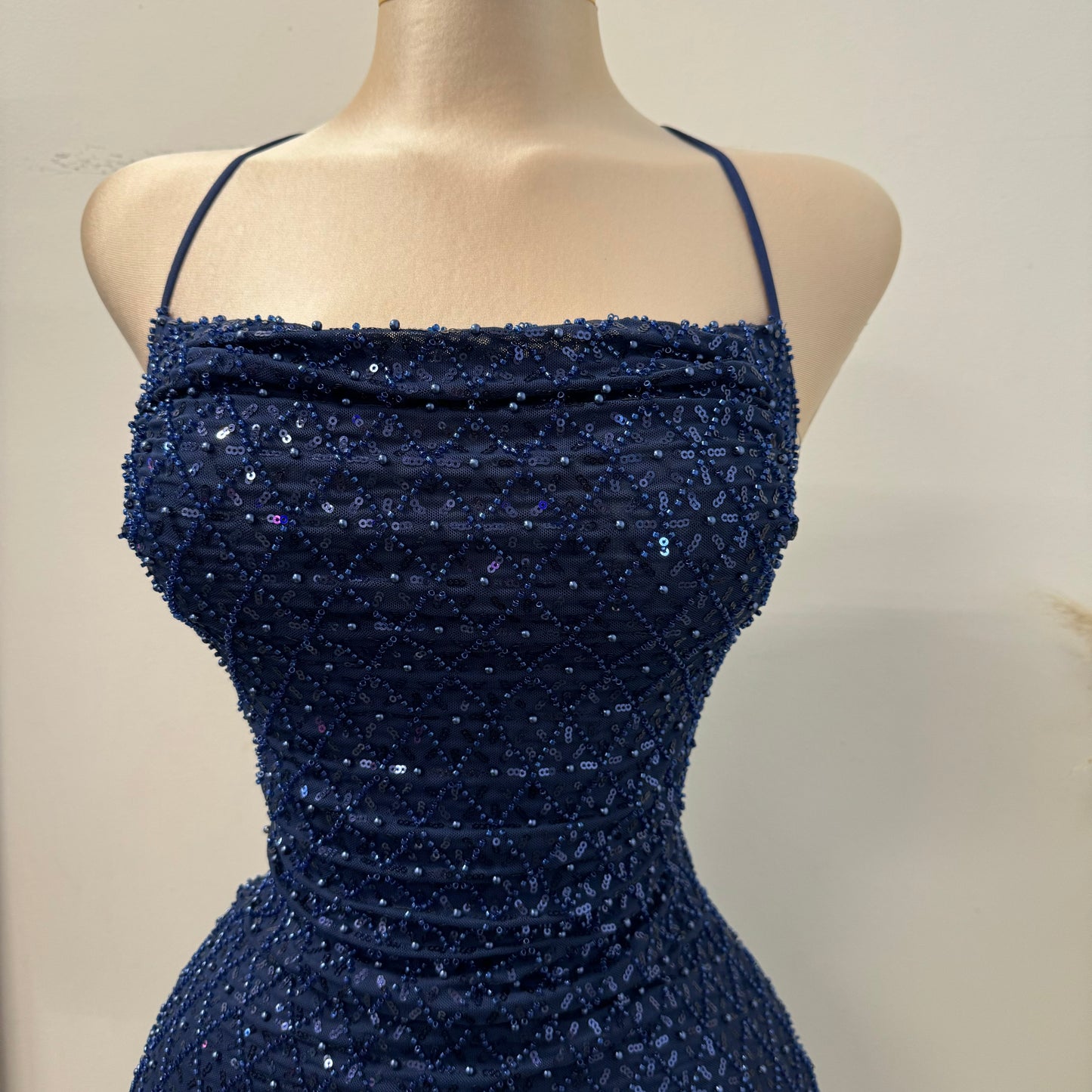 Vegas Dress-Navy