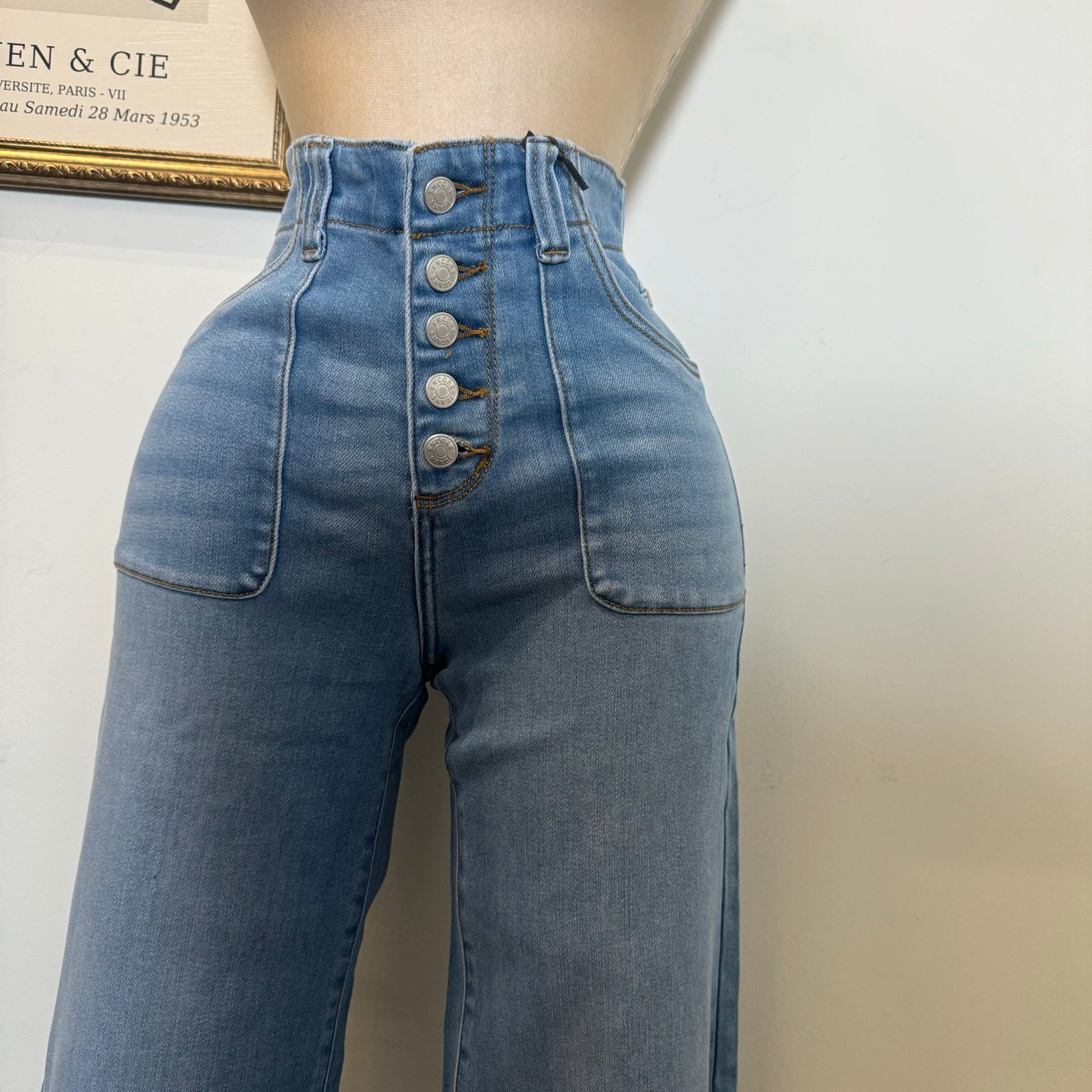 V2642M Jeans-LT Blue