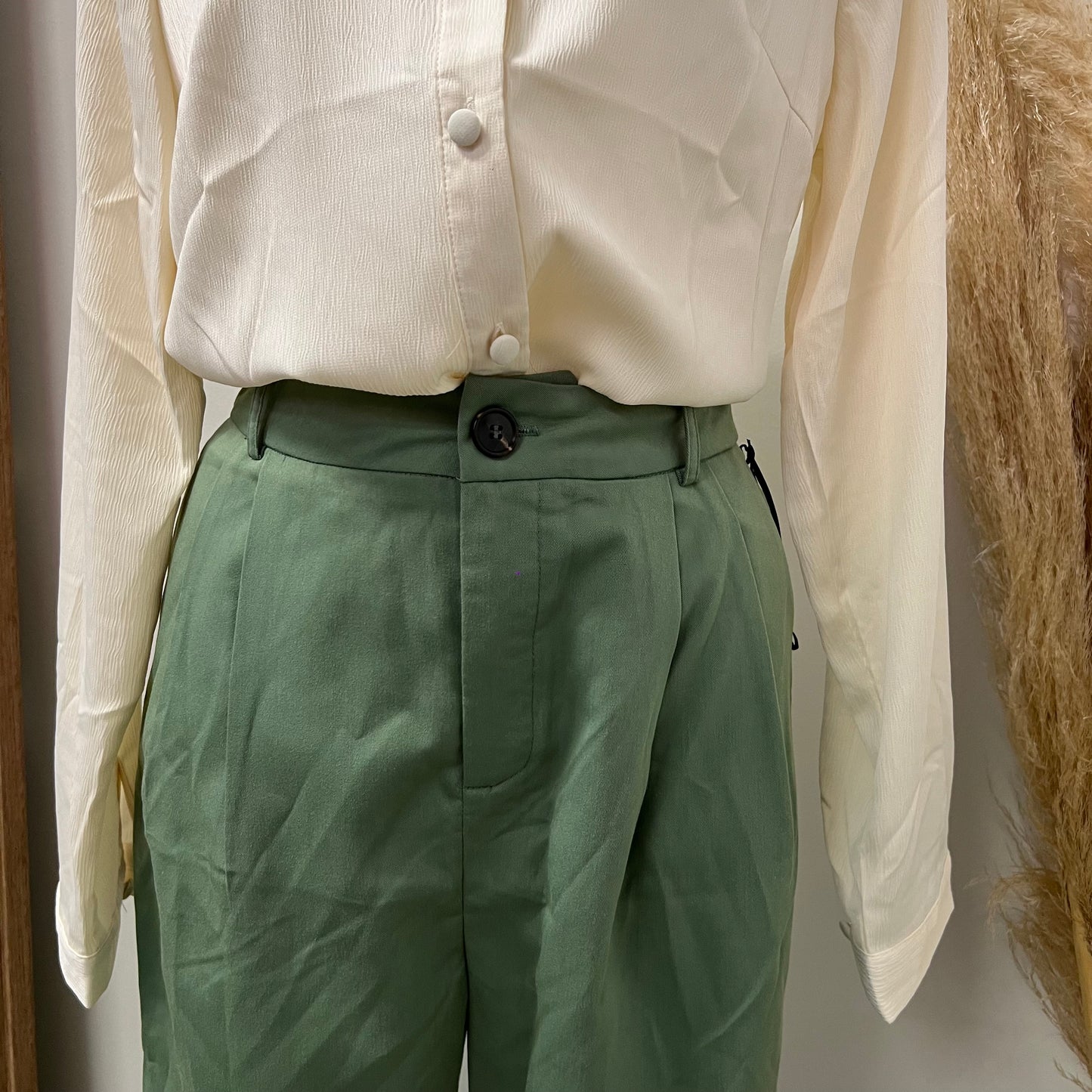 Formal Pants -Olive