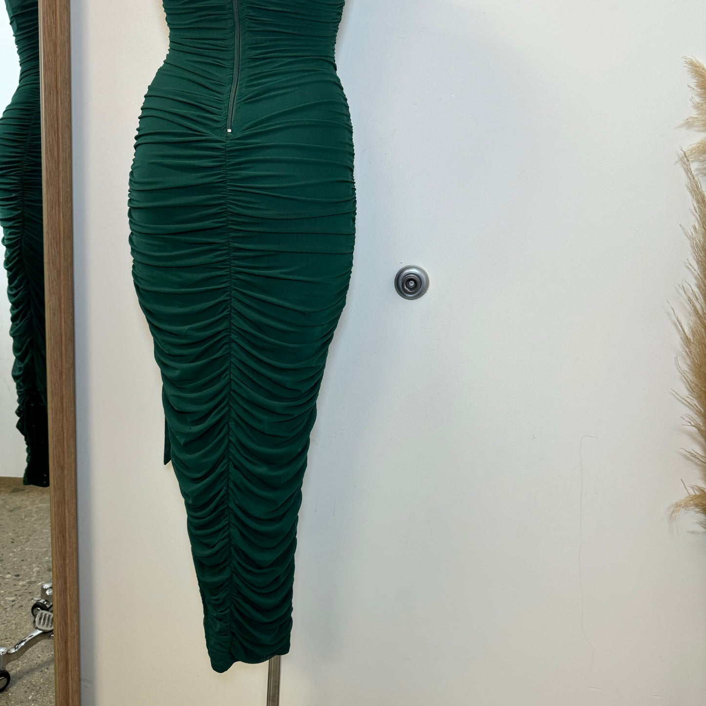 Evonne Dress-Pine Green