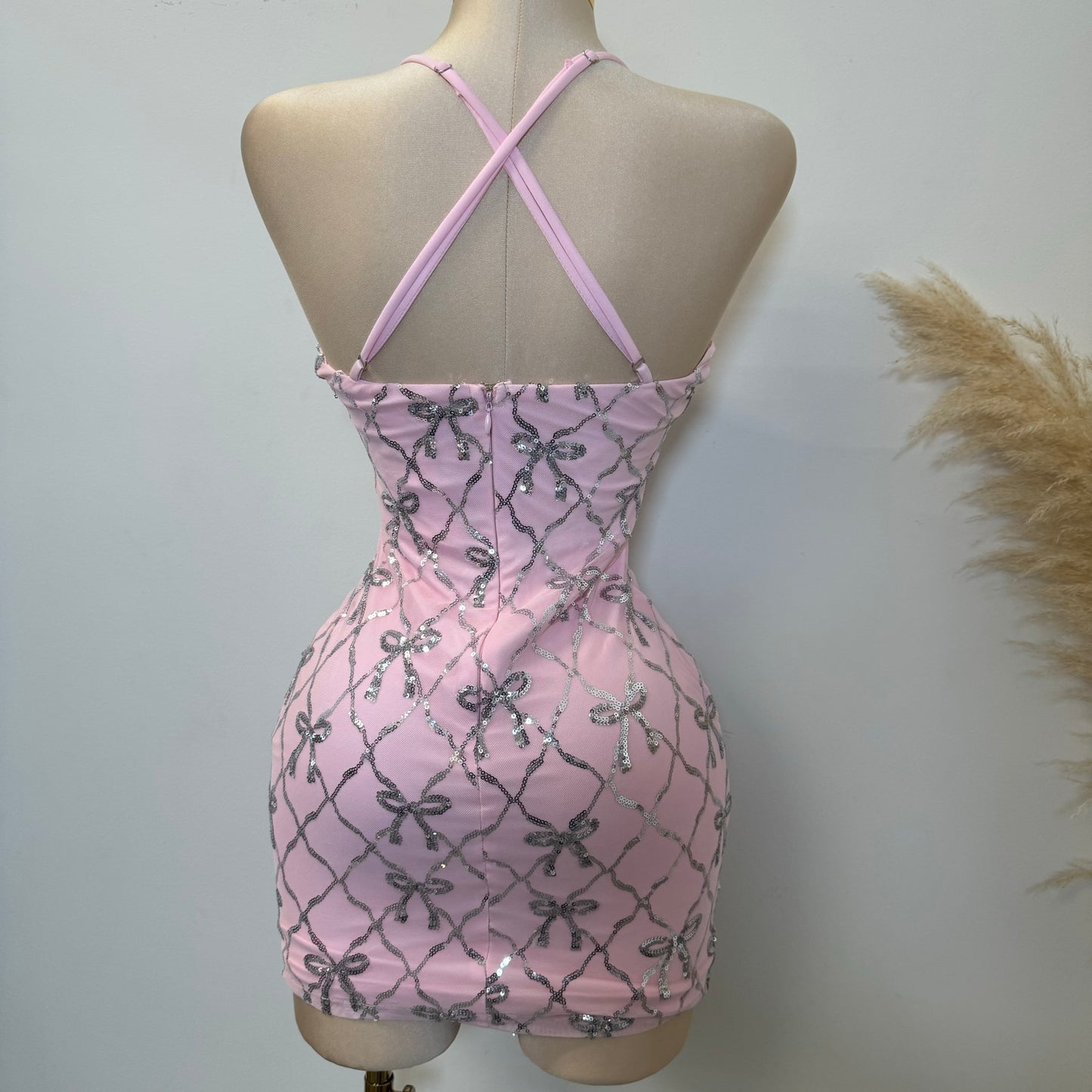 Bow Dress-Pink