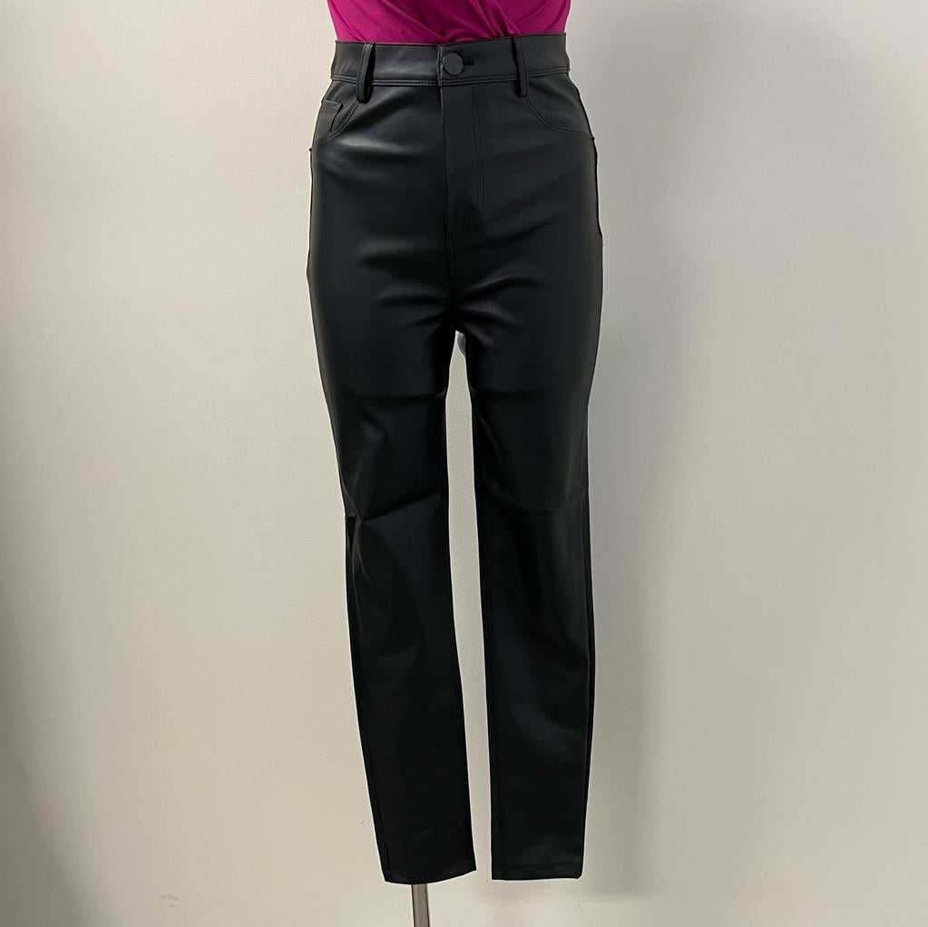 MONSE PU PANTS-BLACK