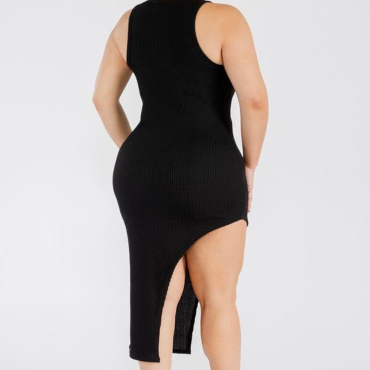 Luisa Basic Tank Dress PL-Black