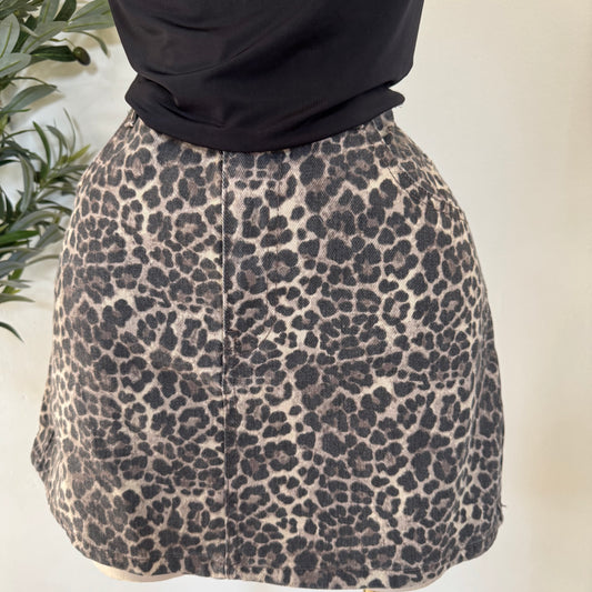 Cheetah Skirt-Cheetah