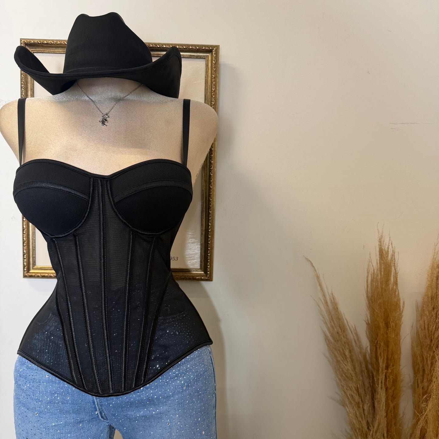 Simple Corset -Black