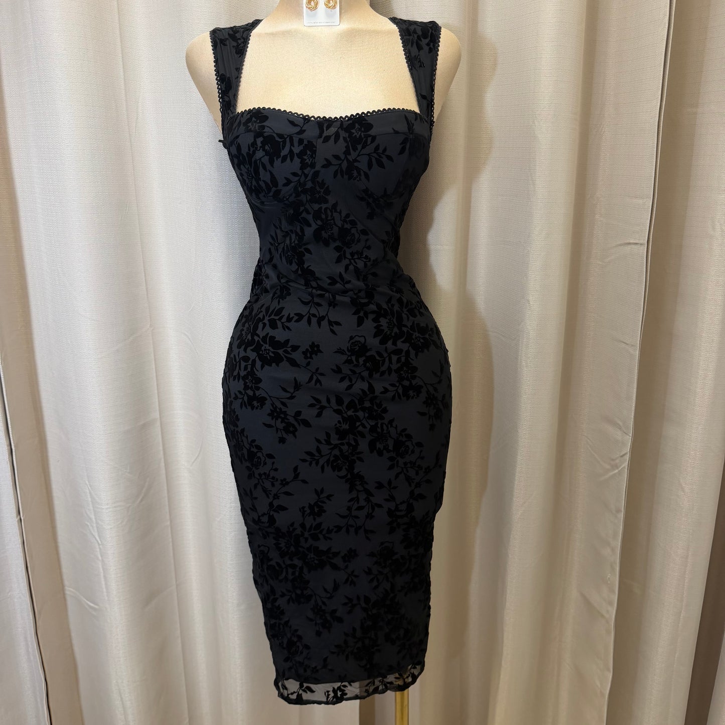 Rosie Dress-Black/Black