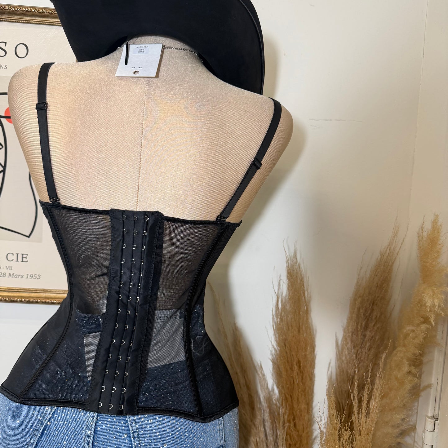Simple Corset -Black