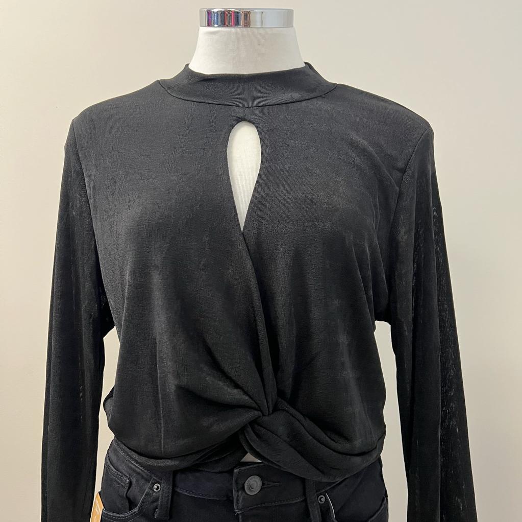 Ivy Long Sleeve Twist Front Top PL