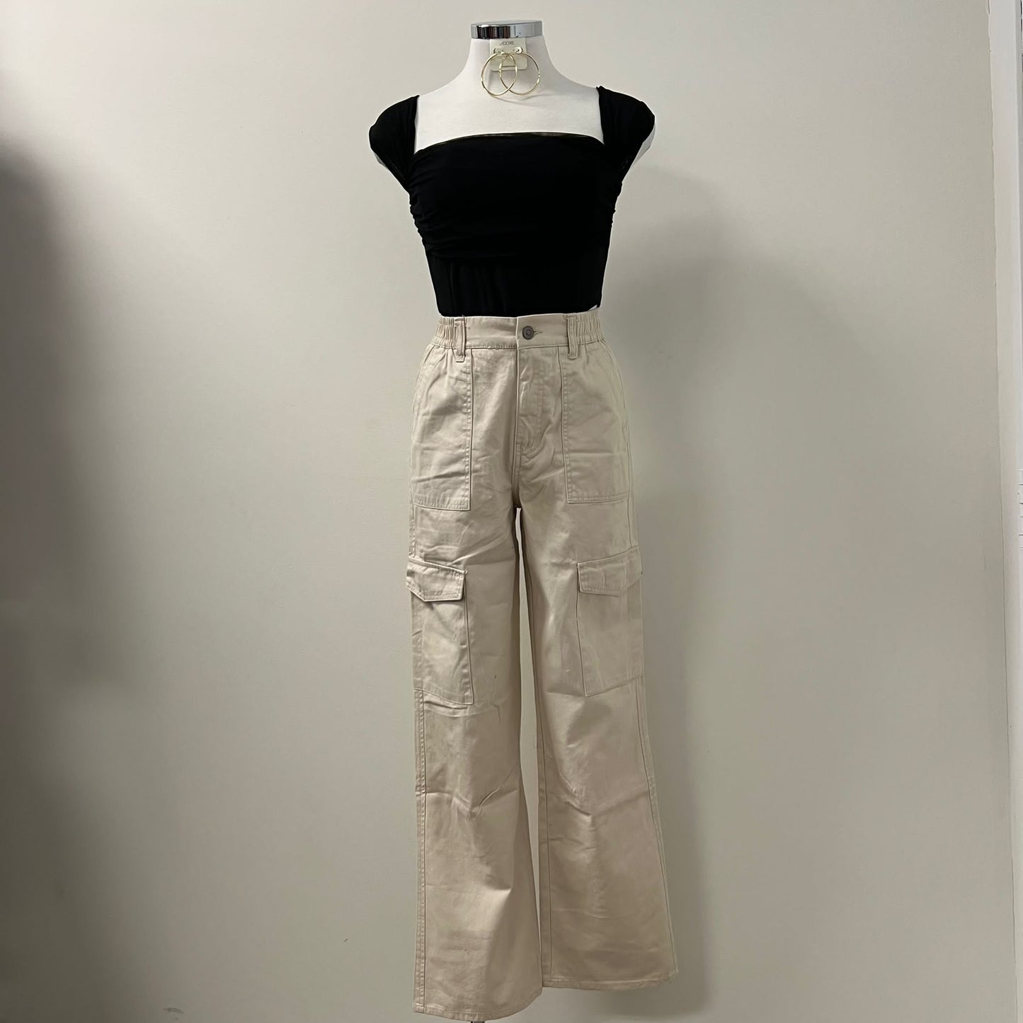 Keira Cargo Pants - Khaki