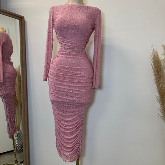 La Diabla Dress-Baby Pink