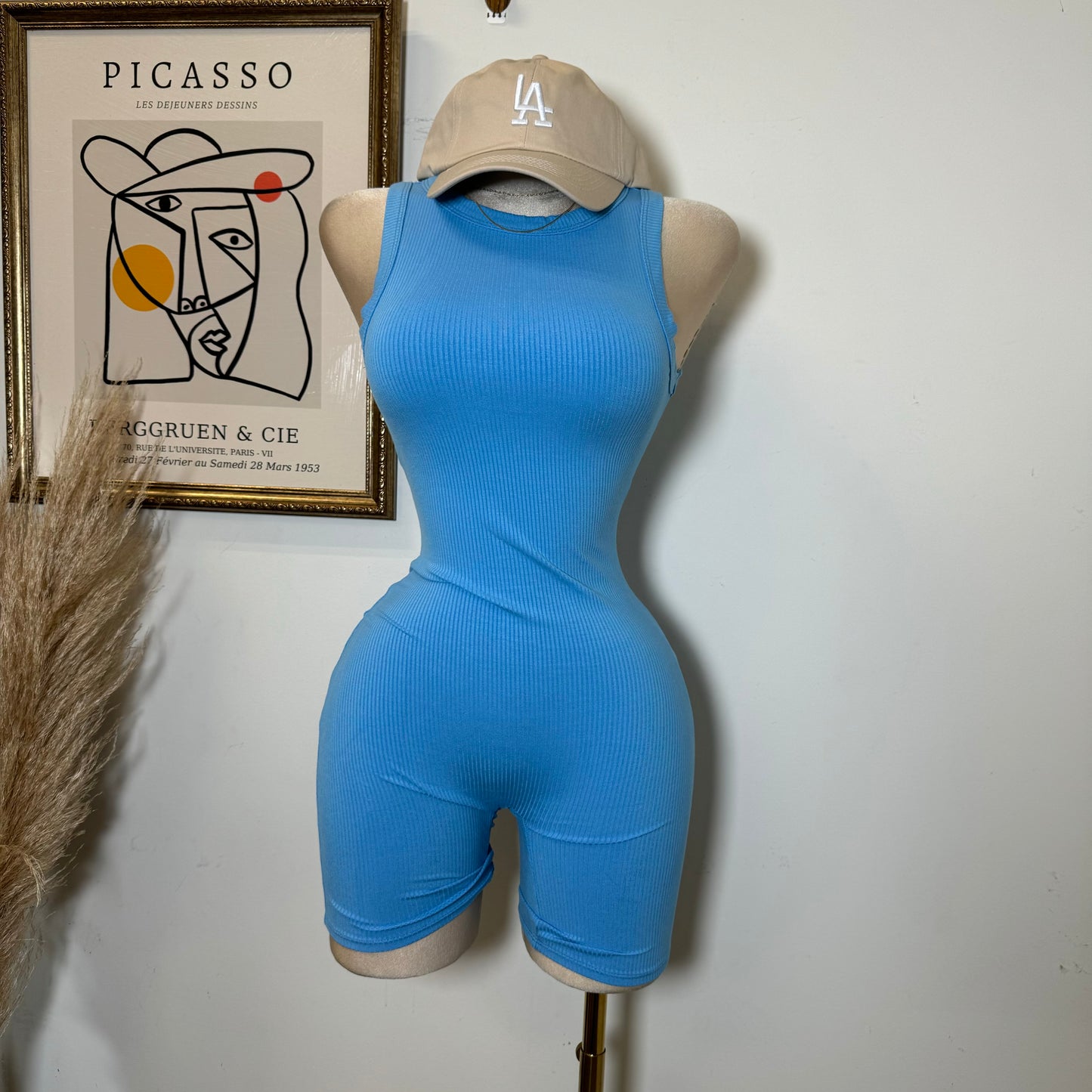 Sleeveless Snatched Romper