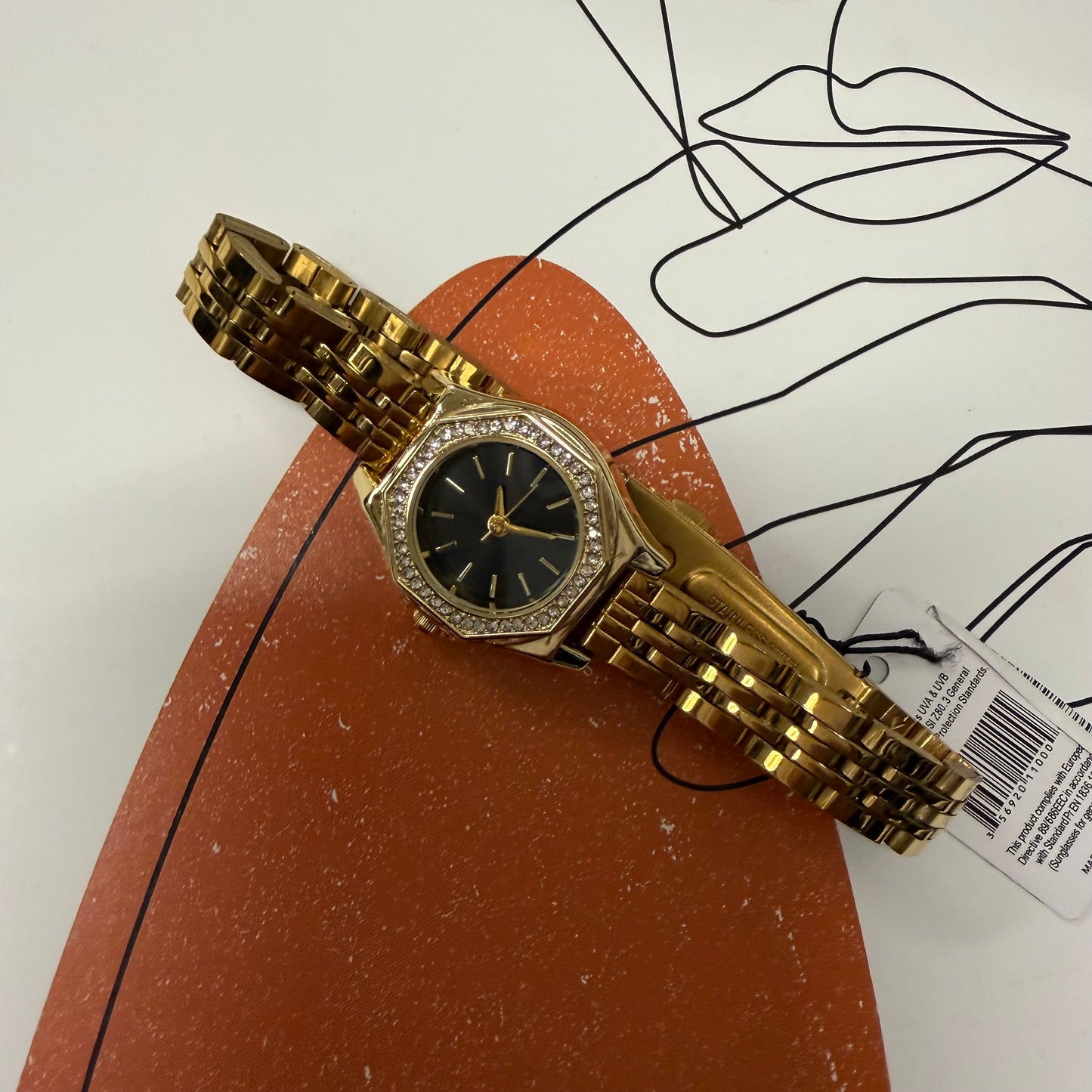 Gold/Black Watch