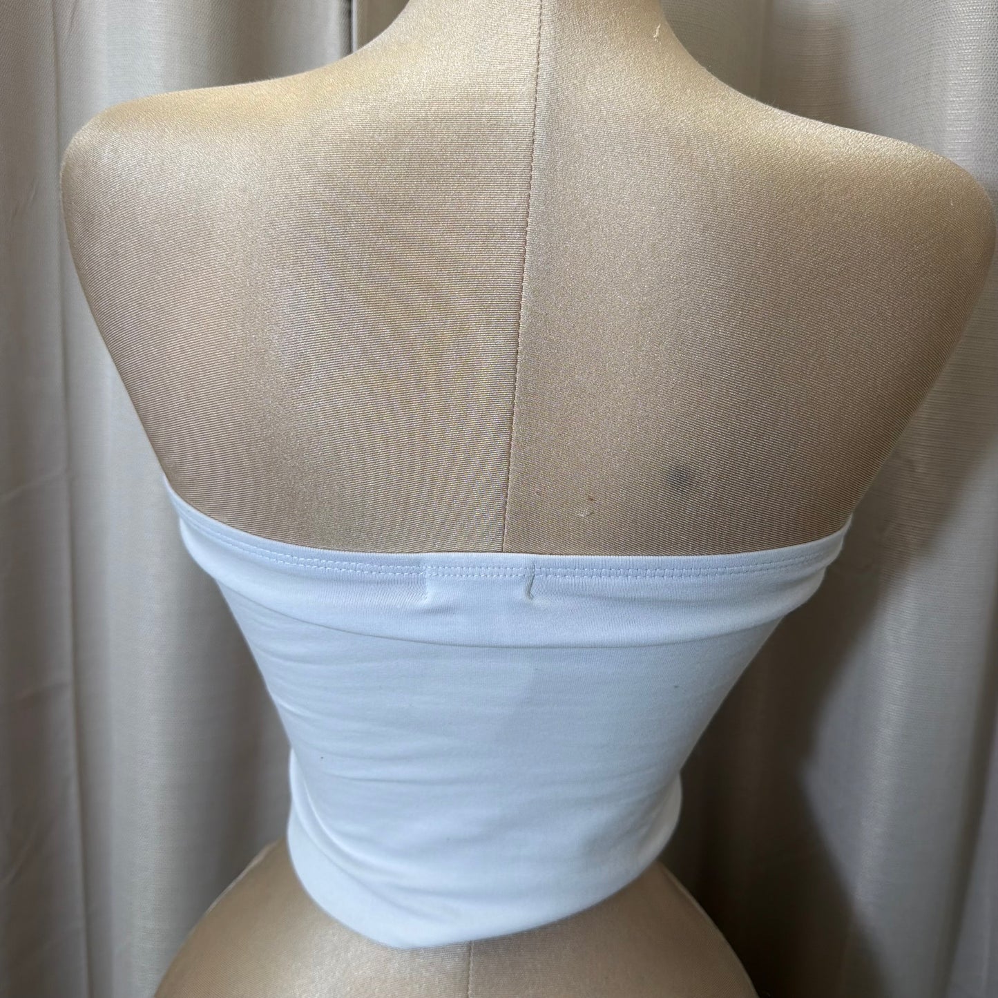 Mexico Tube Strapless Top-White
