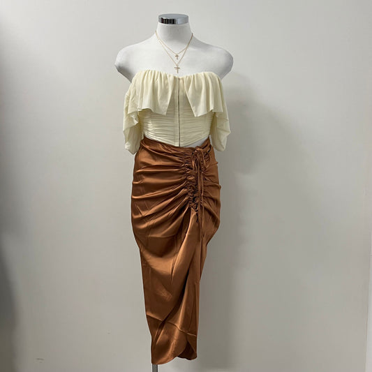 Kamilla Skirt Satin Long Skirt