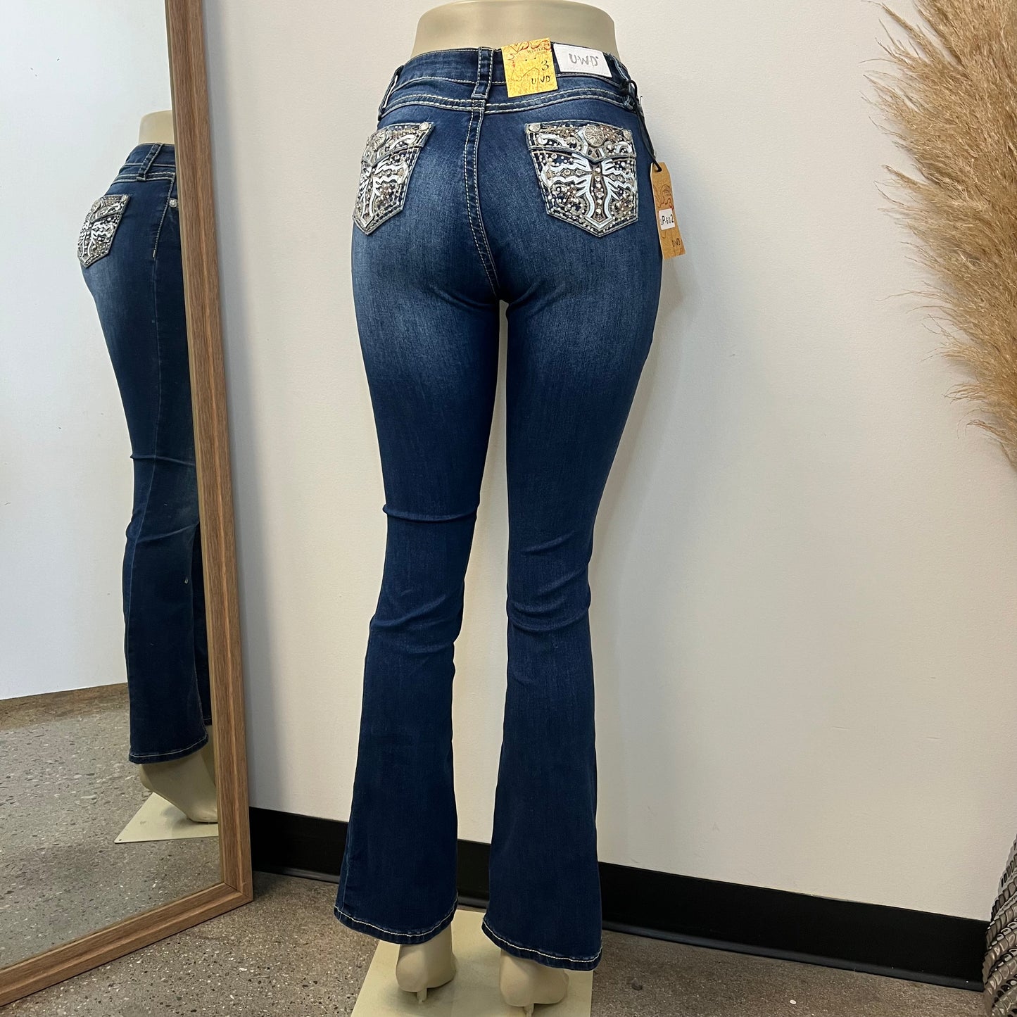 Texas Bootcut Jeans-Blue