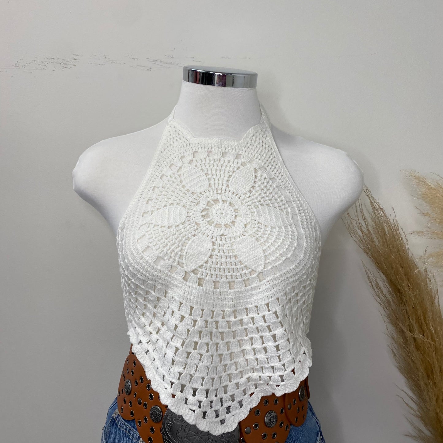 Encaje Top-White