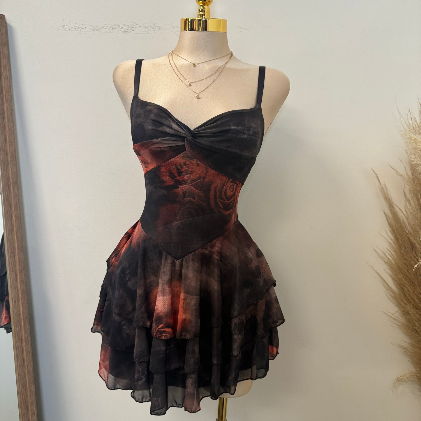 Rosie Dress-Multi Black