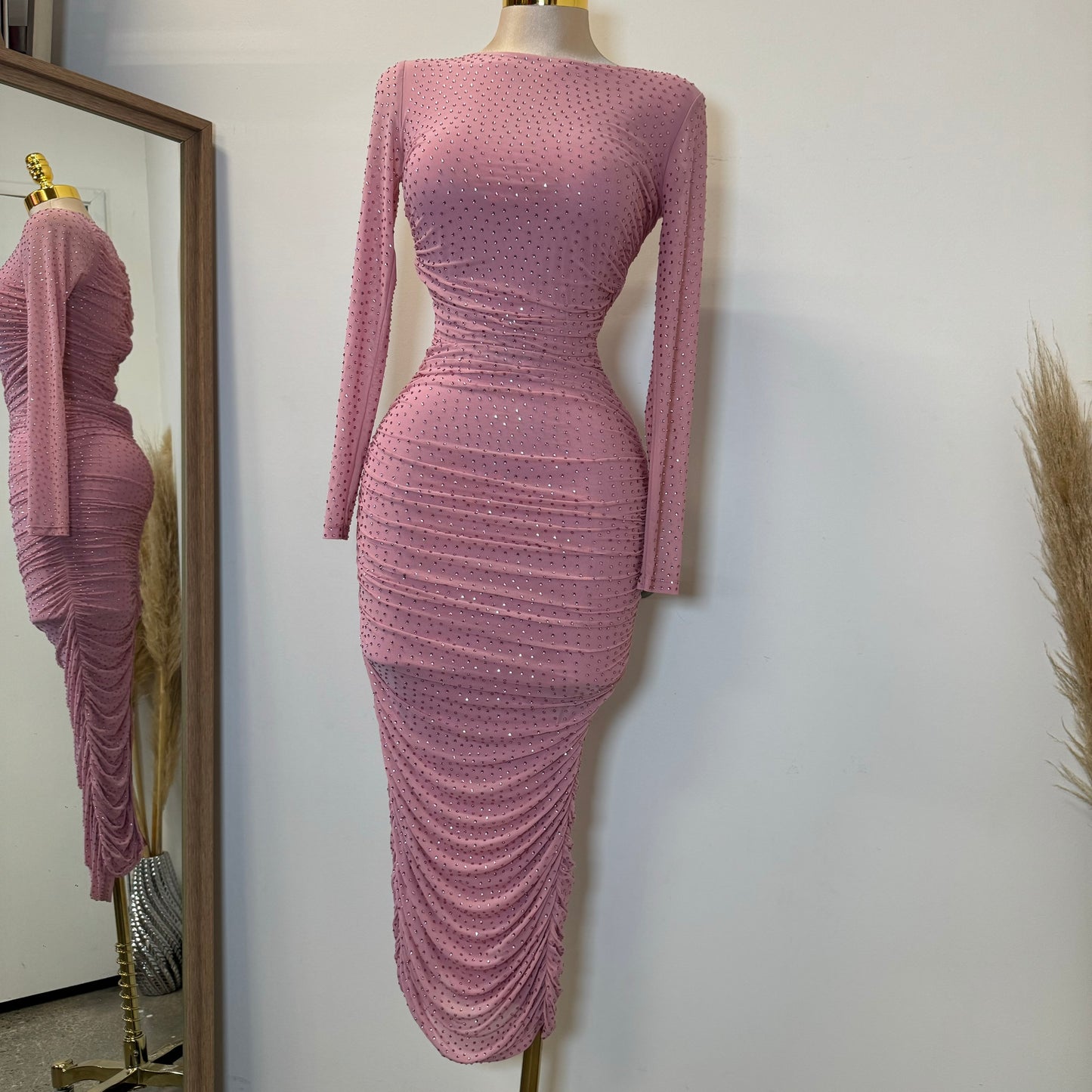 La Diabla Dress-Baby Pink
