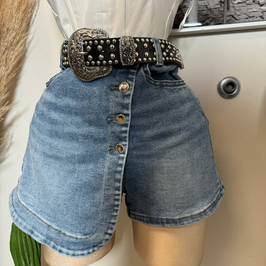 Lucy Denim Skort -Denim