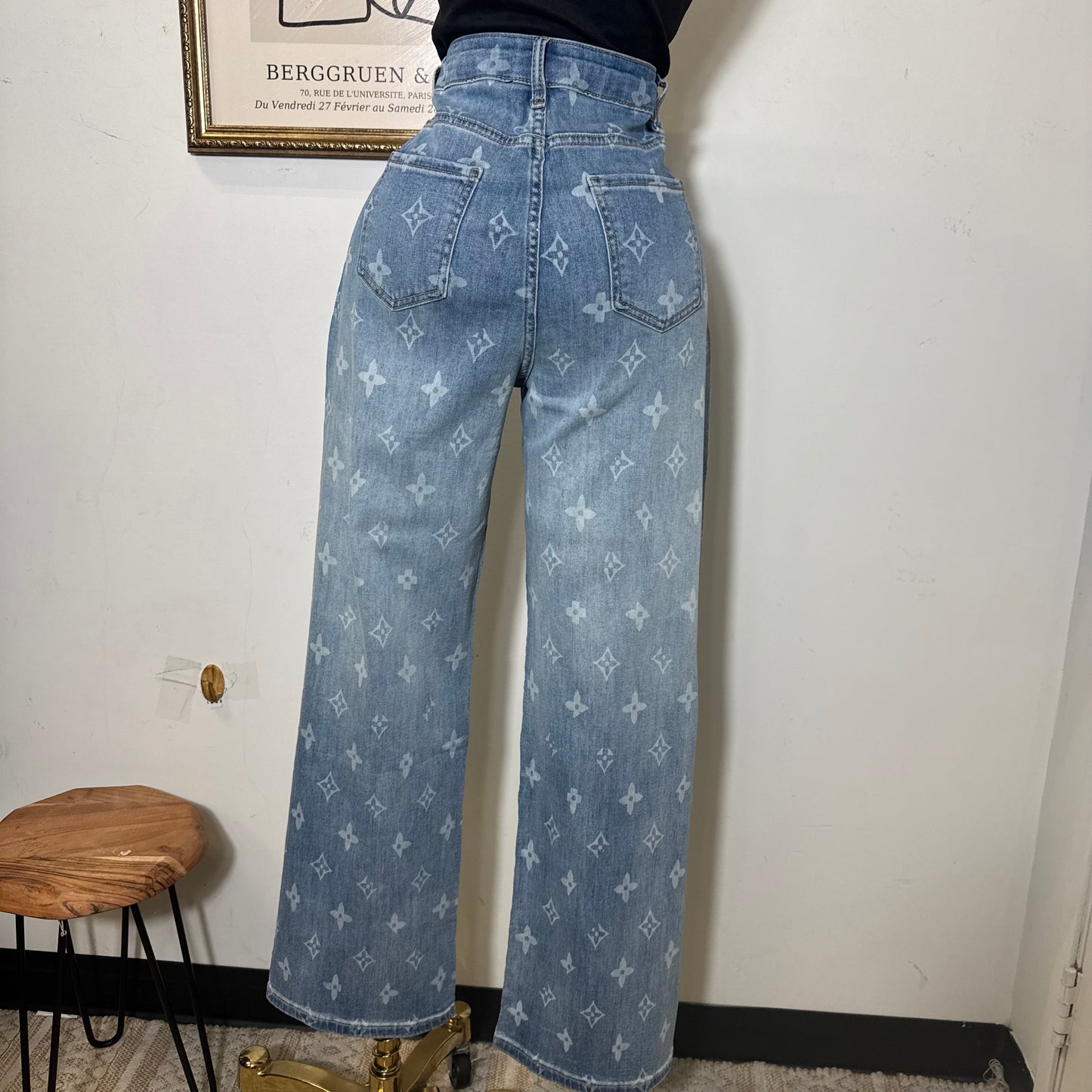 Logo Rhinestpants-Blue