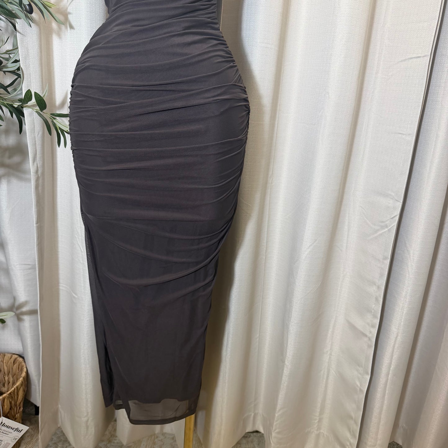 Luxi Dress-Brown