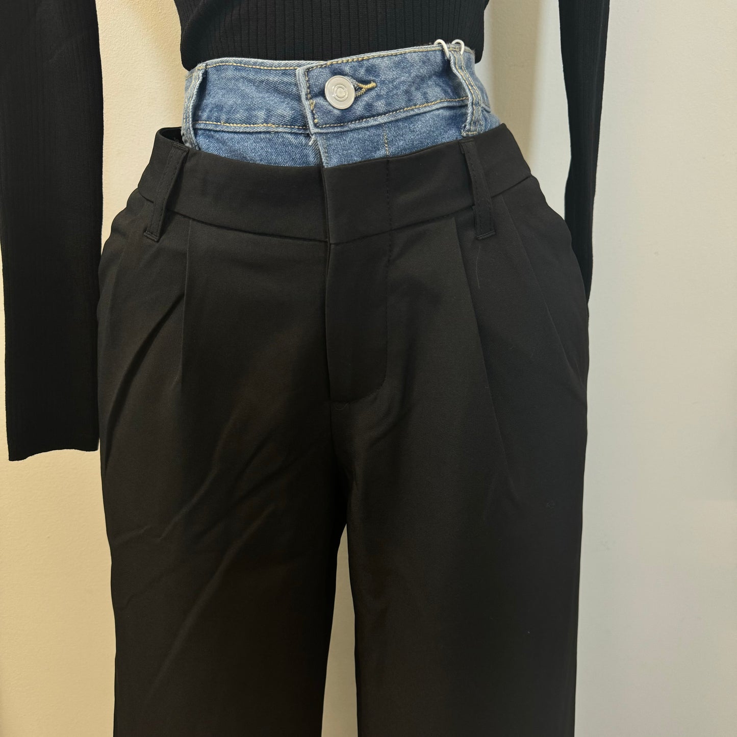 Zamal Dressy Pants-Black