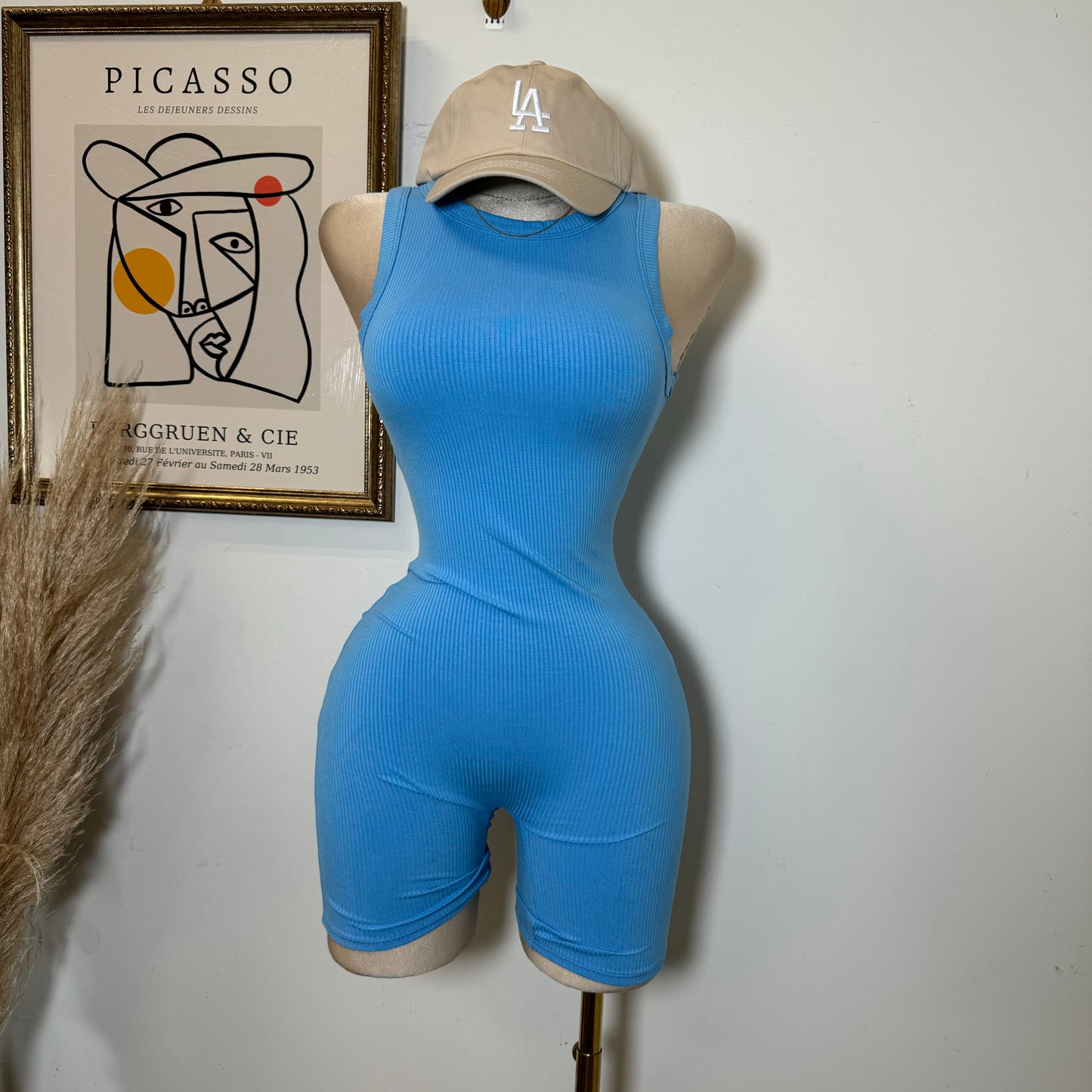 Sleeveless Snatched Romper