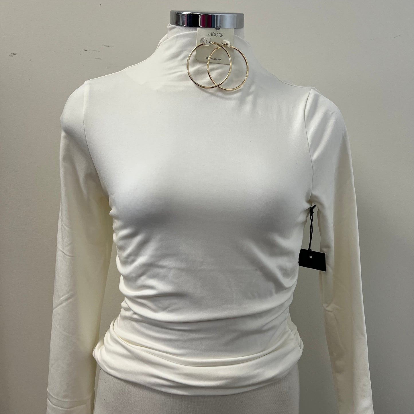 Julie Turtle Neck-White