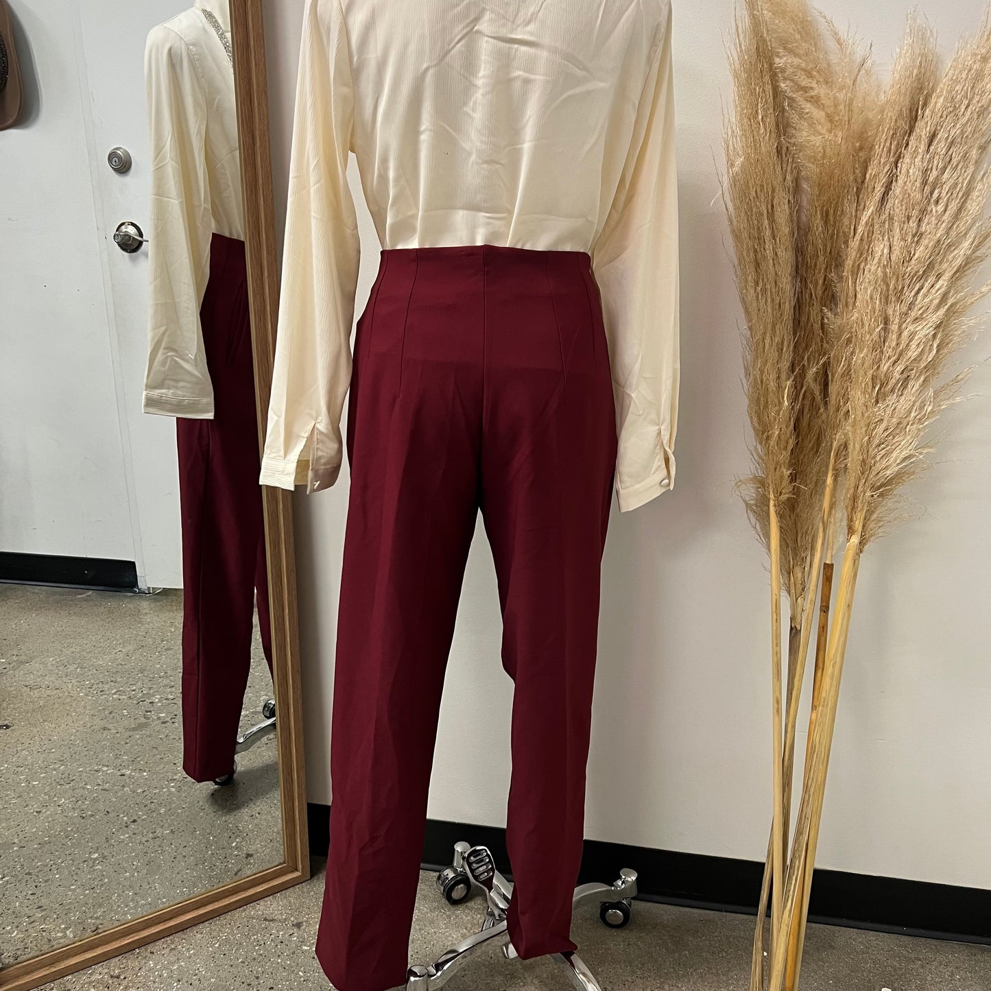 Formal Pants -Burgundy