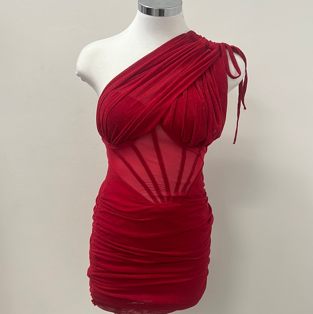 Emma Dress-Red