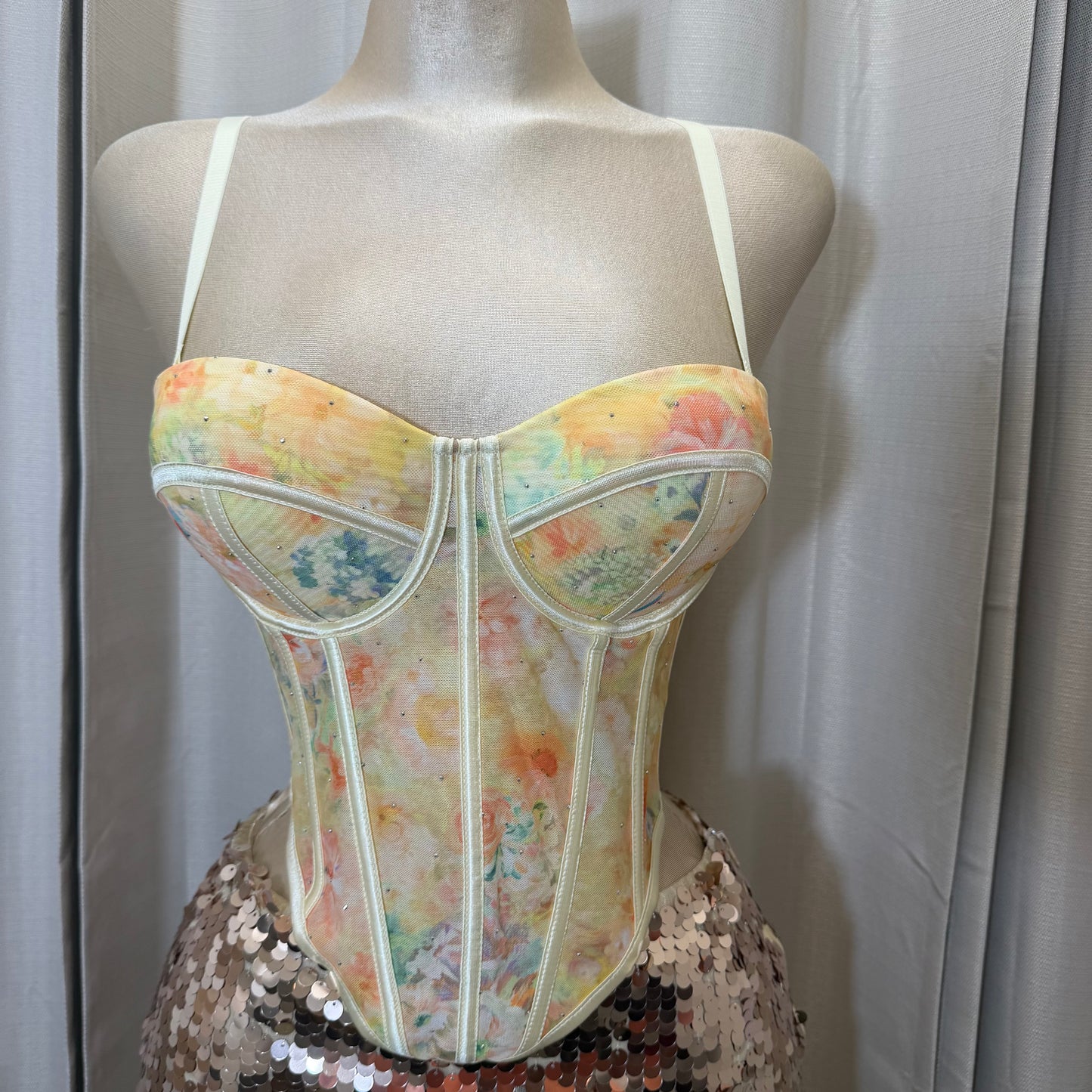 Corset Flower Corset-yellow