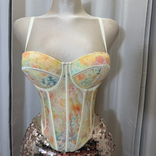 Corset Flower Corset-yellow