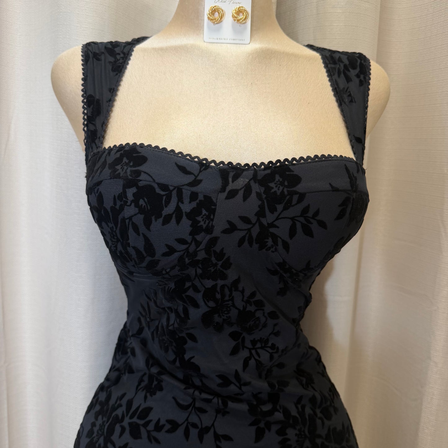 Rosie Dress-Black/Black