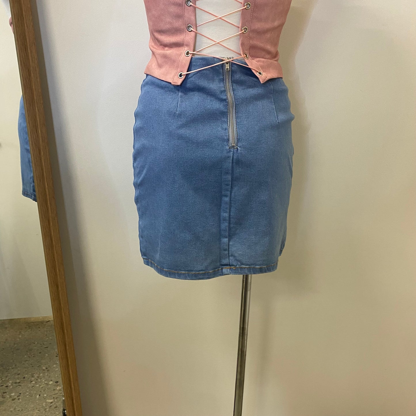 Mía Denim Skirt -Denim