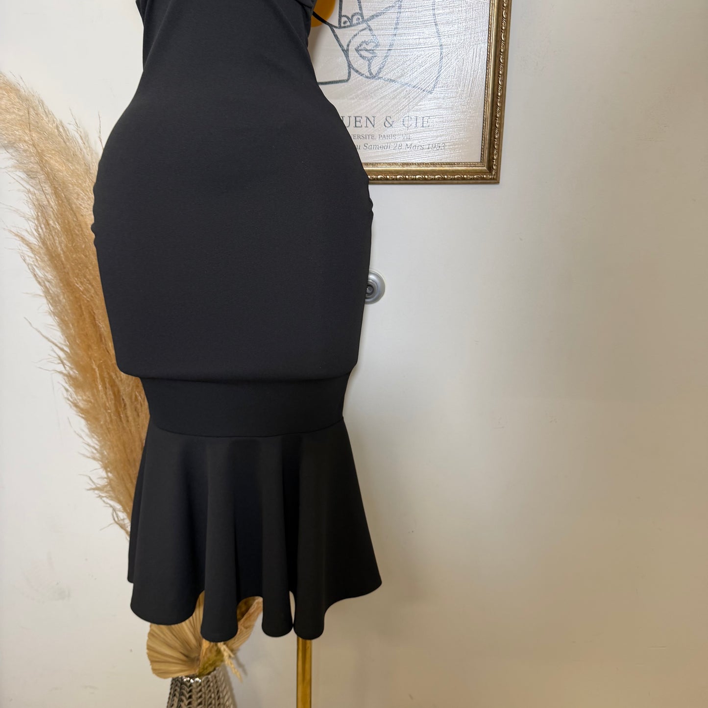 Cielo Mermaid Dress-Black