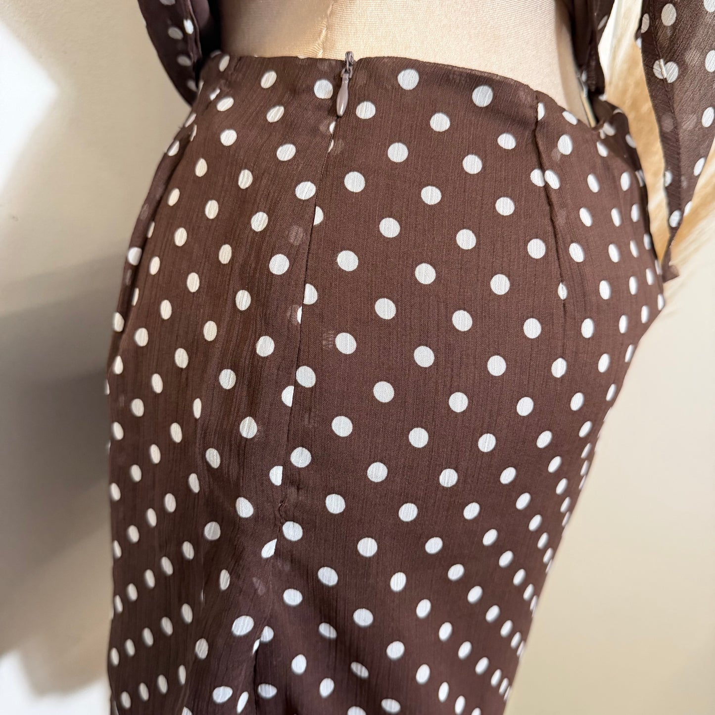 Polka Dot Matching Set-Brown