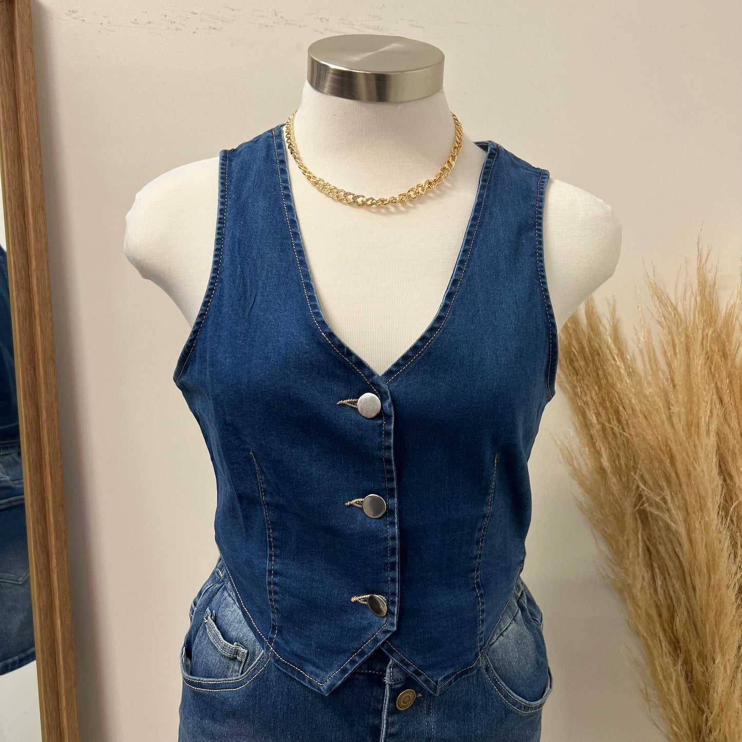 Araias Denim Top-Denim