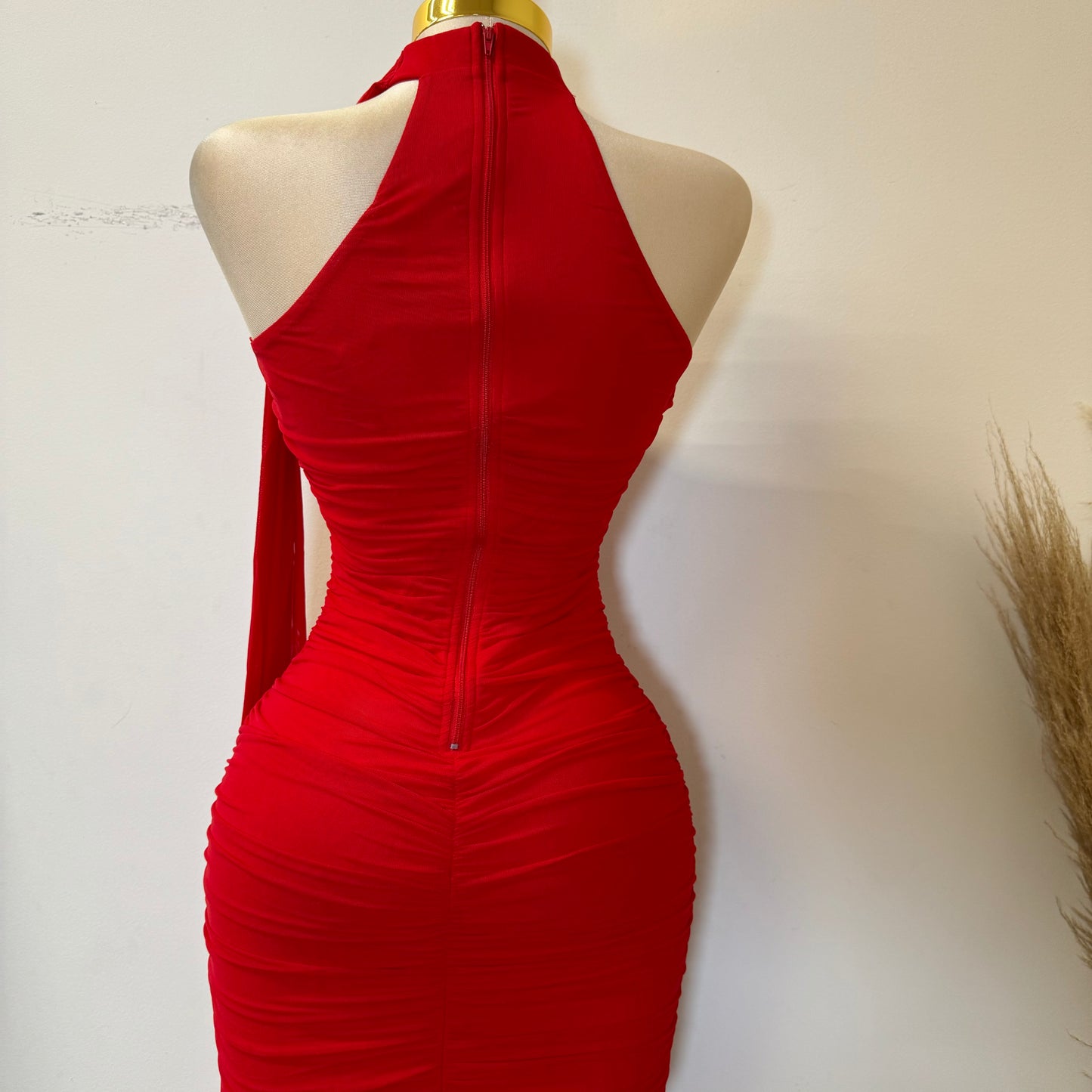 Evonne Dress-Red