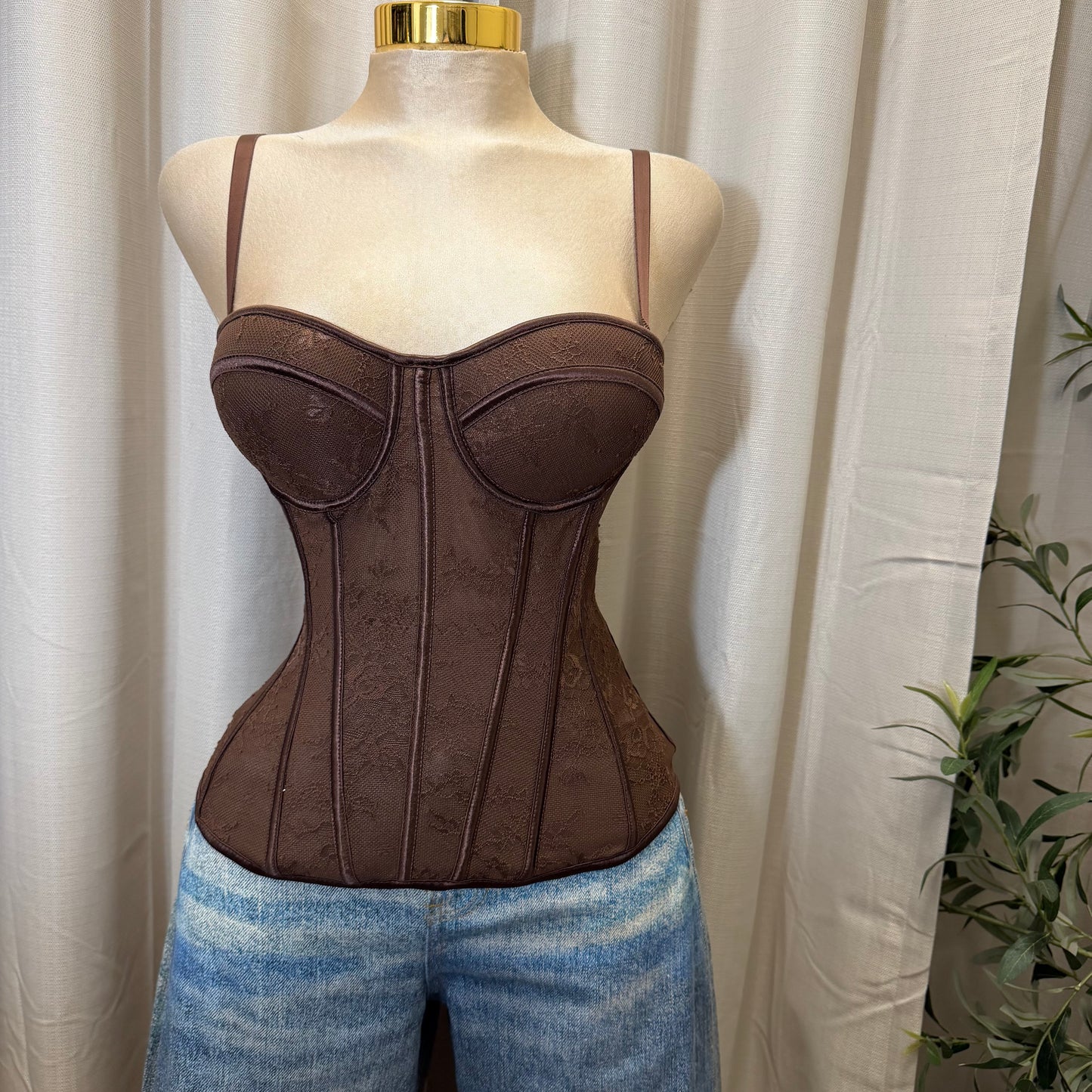 Horse Print Barrel Jeans -Horse