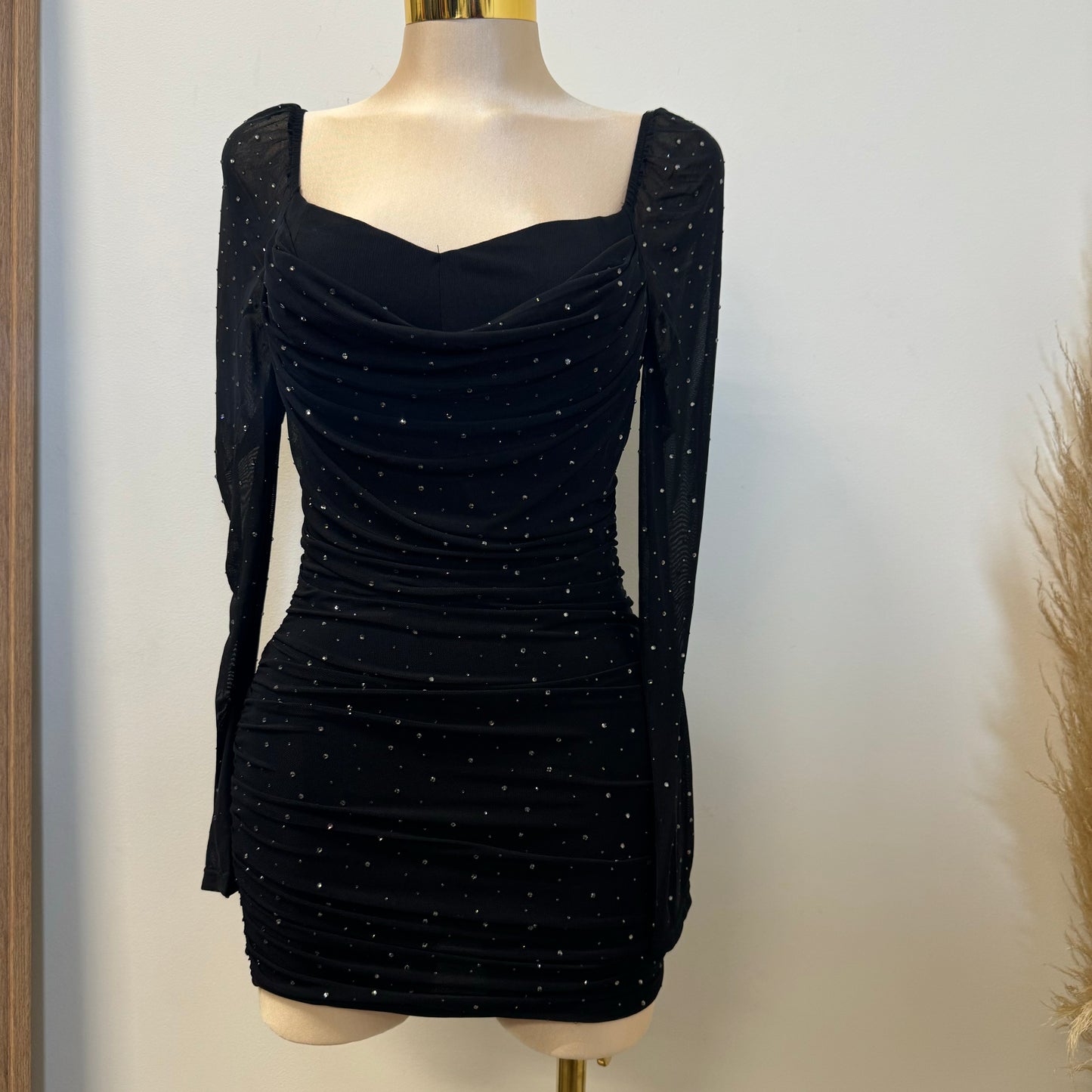 Vivian Mini Dress-Black