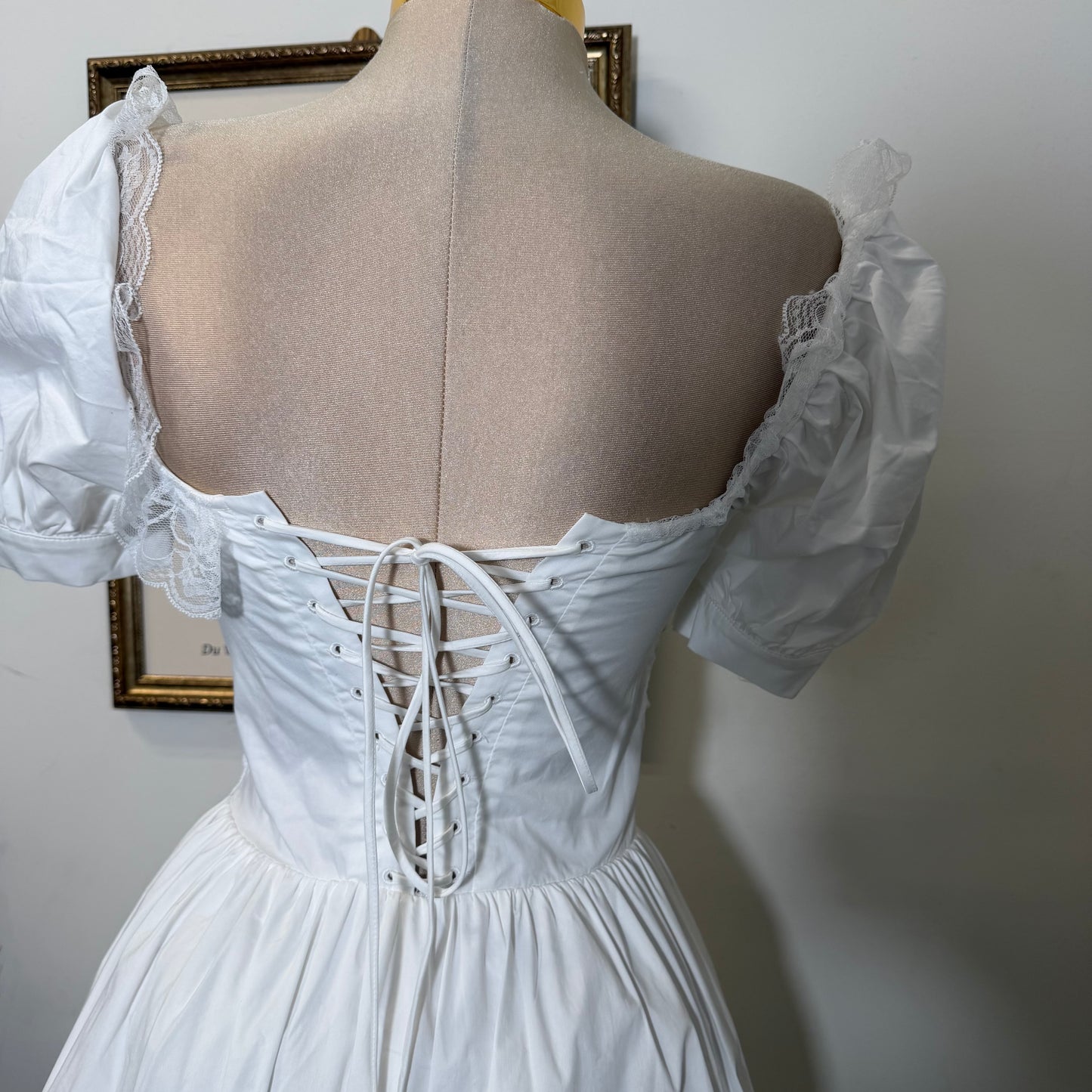 Fairly White Mini Dress-White