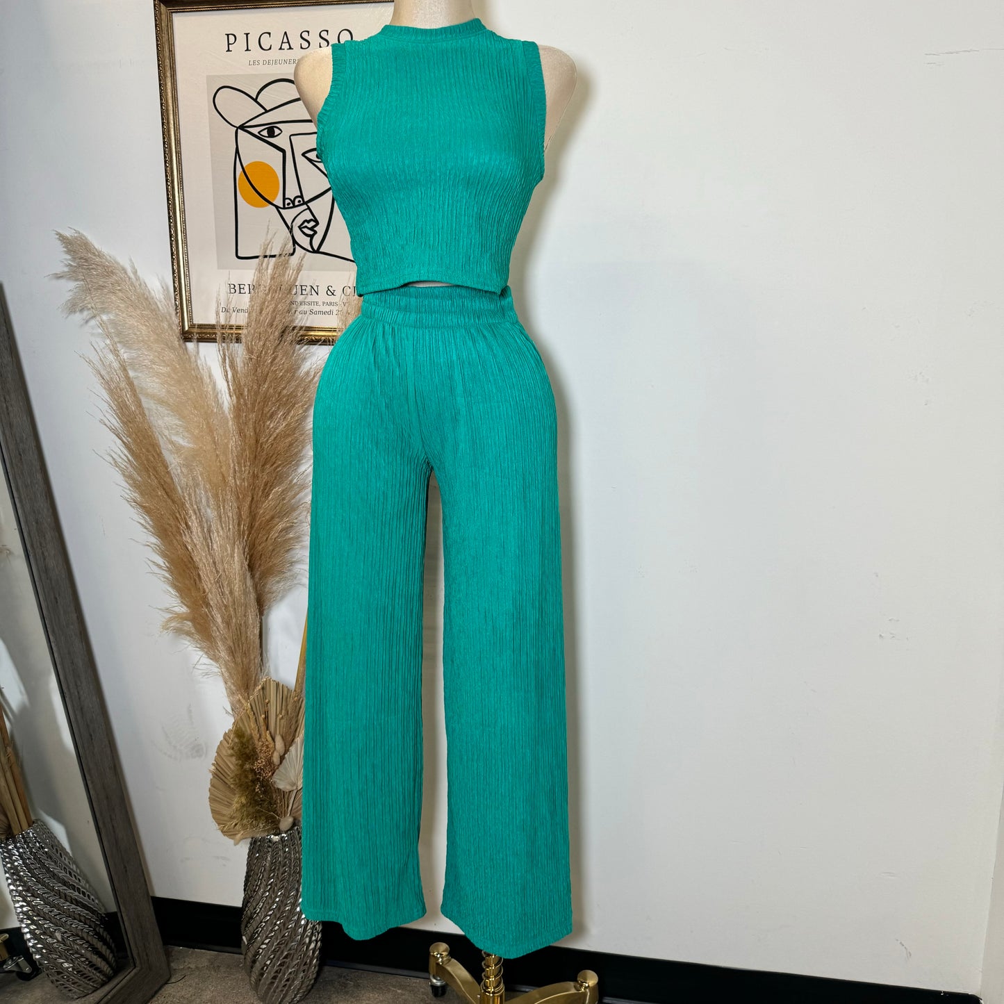 Tamara Two Piece Set-Esmarald