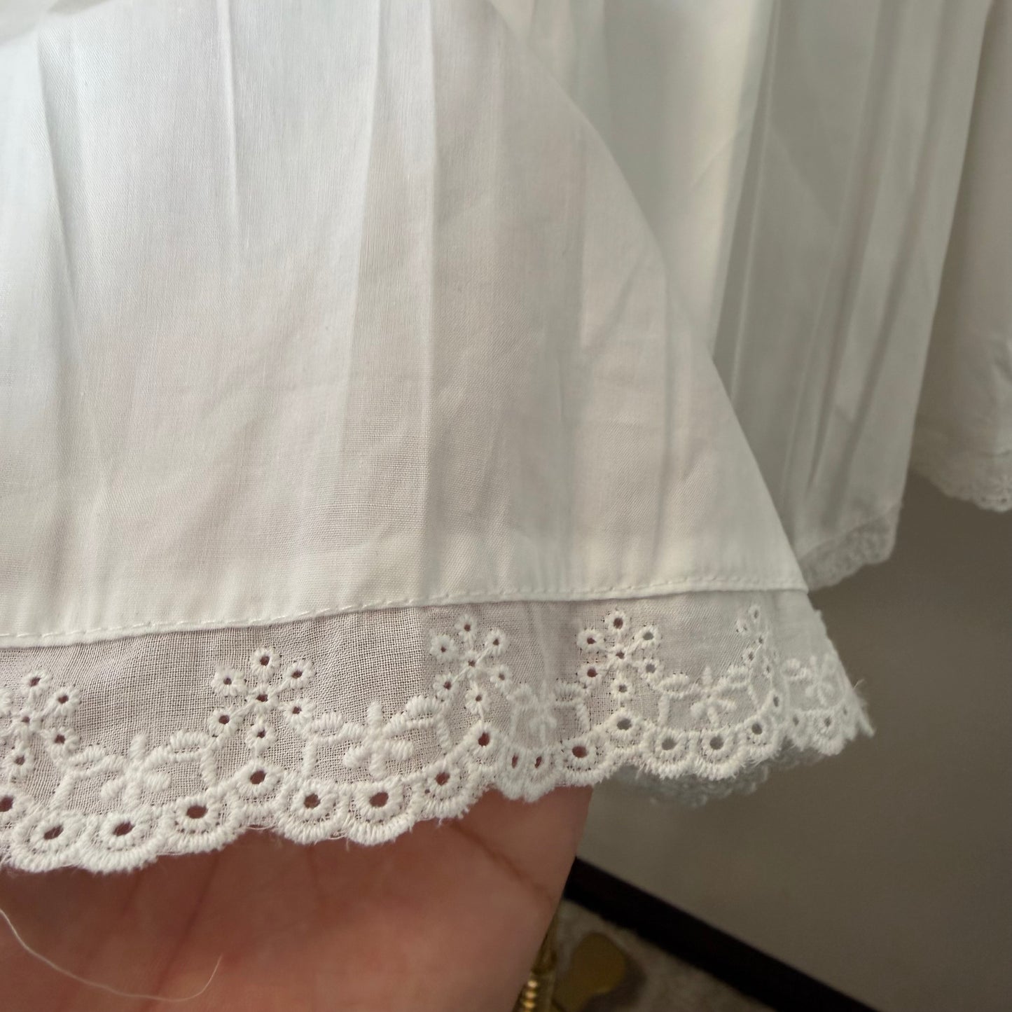 Poplin Strap Mini Dress-Off White