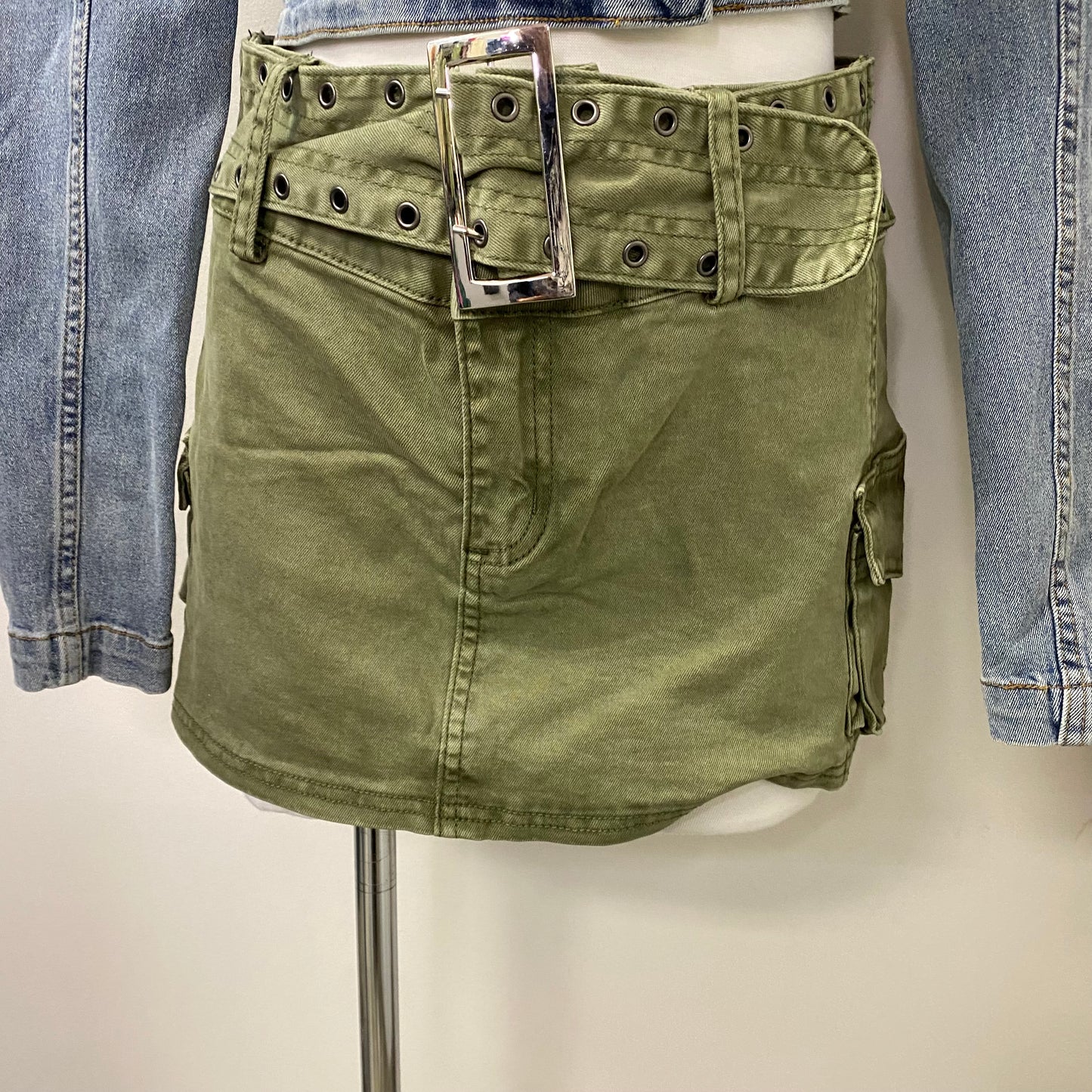 Cassandra Mini Skort-Olive