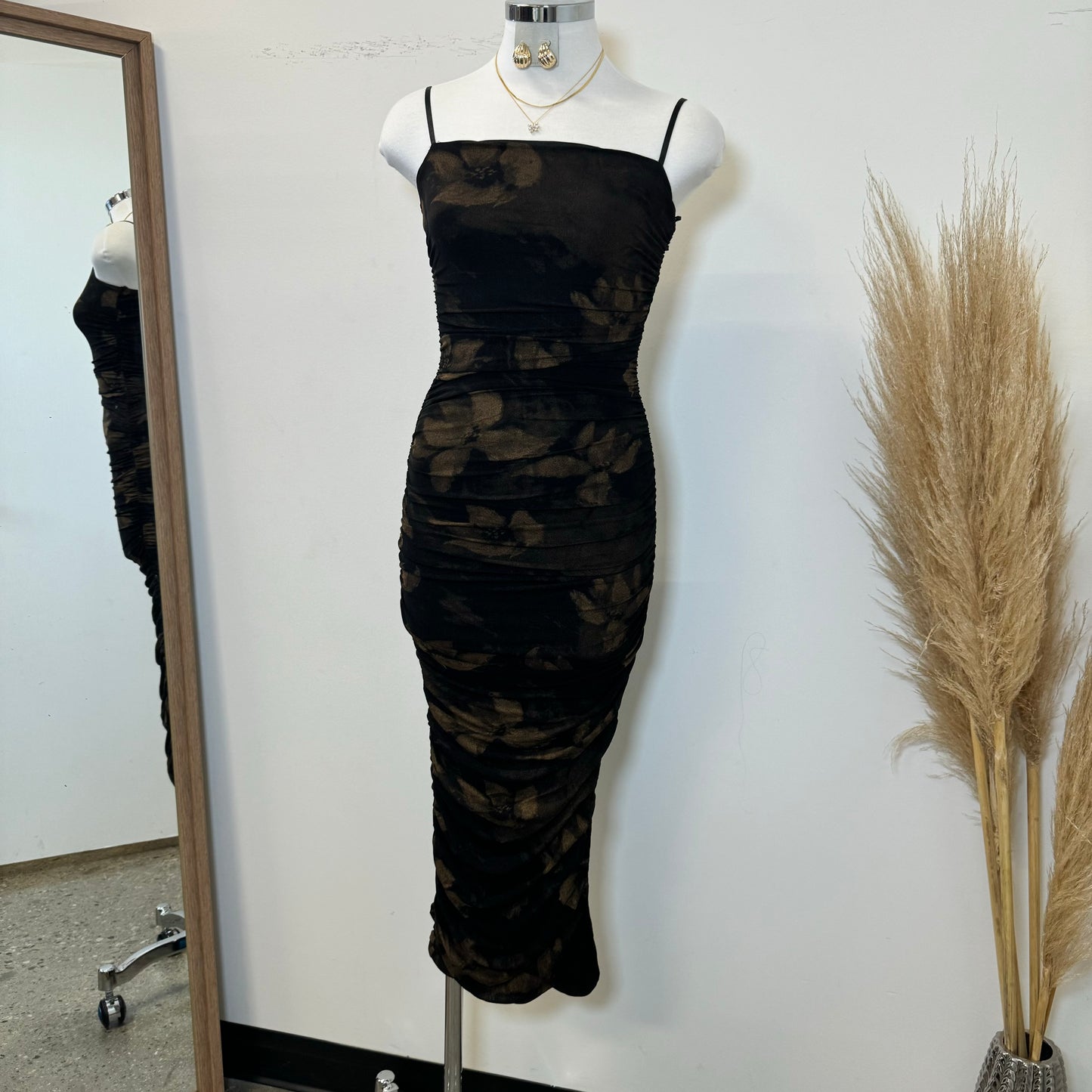 Kya Dress-Black/Gold