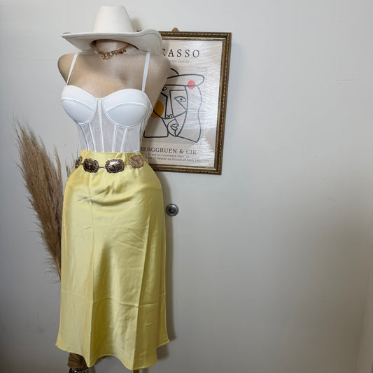 Simple Corset -White