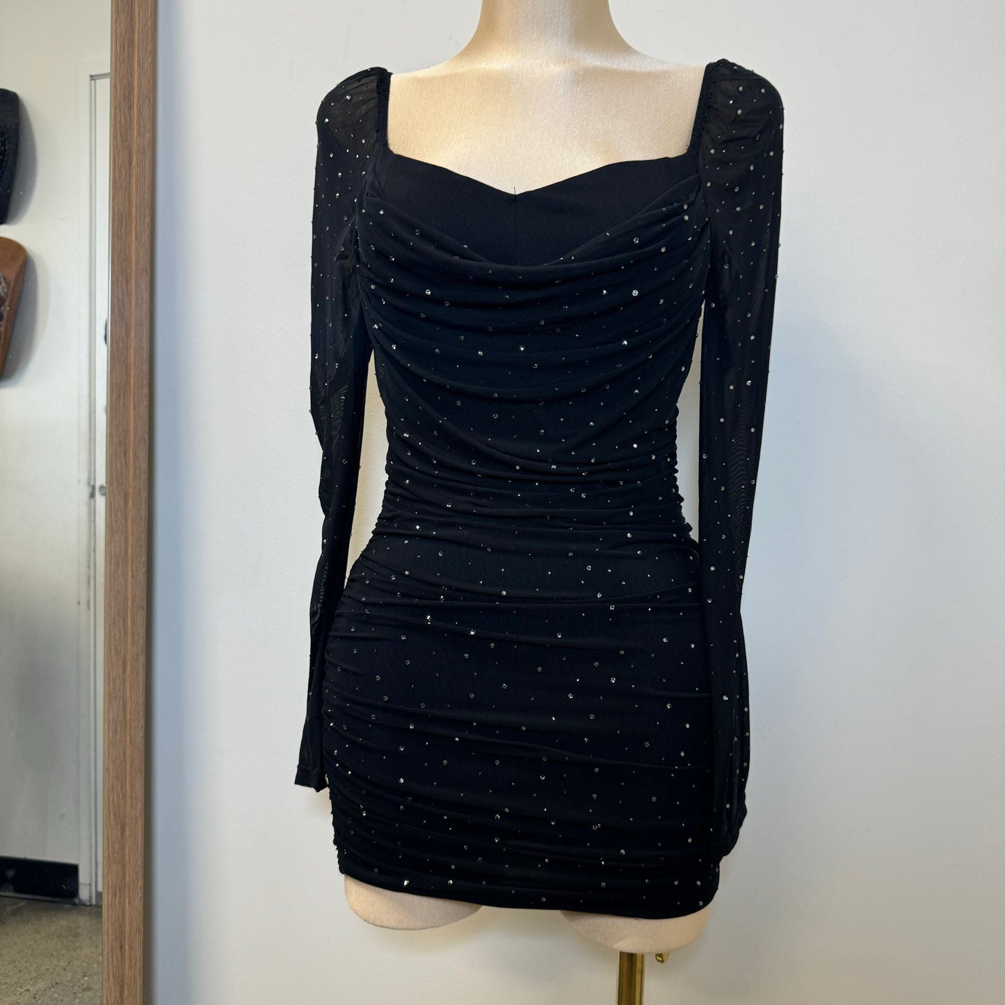 Vivian Mini Dress-Black