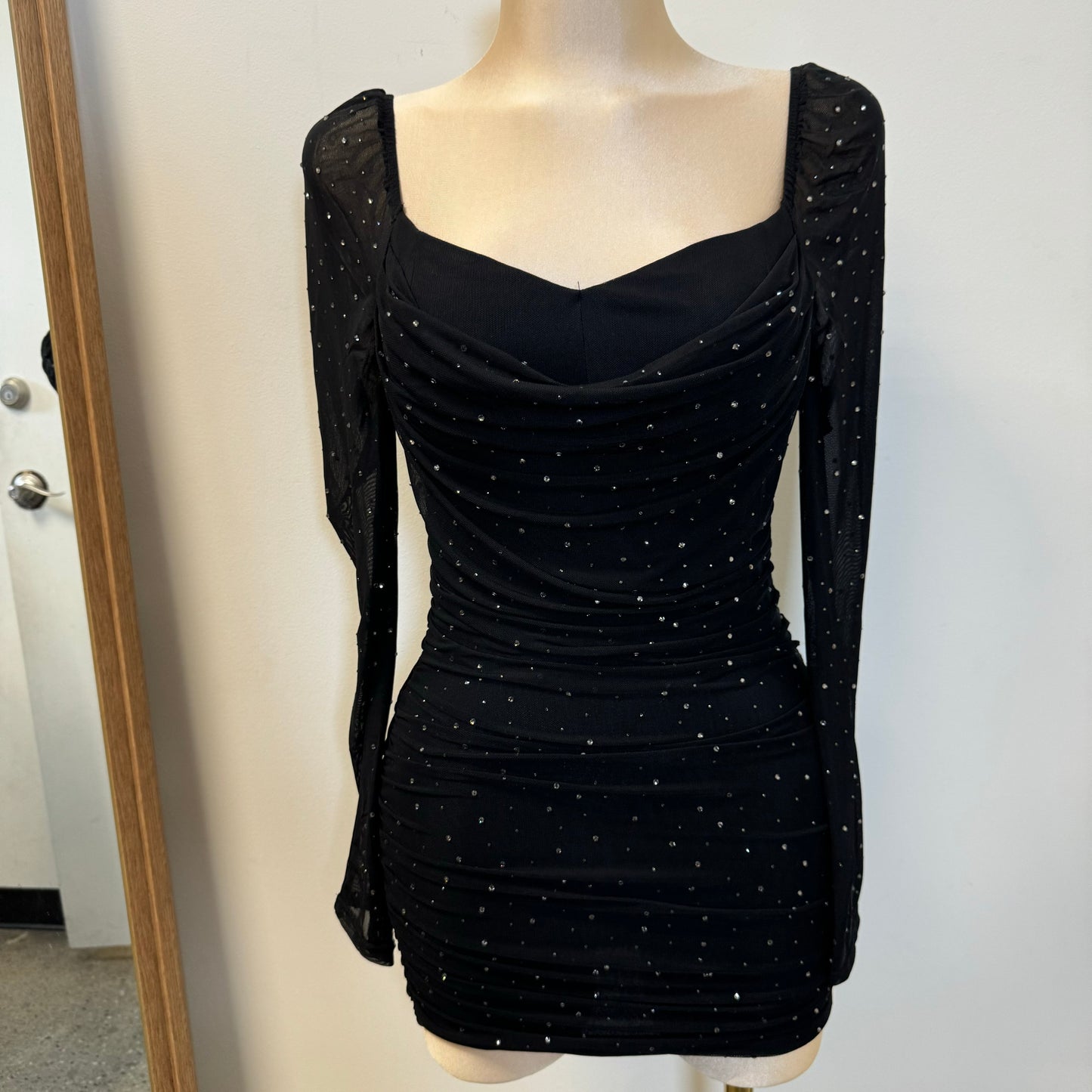 Vivian Mini Dress-Black