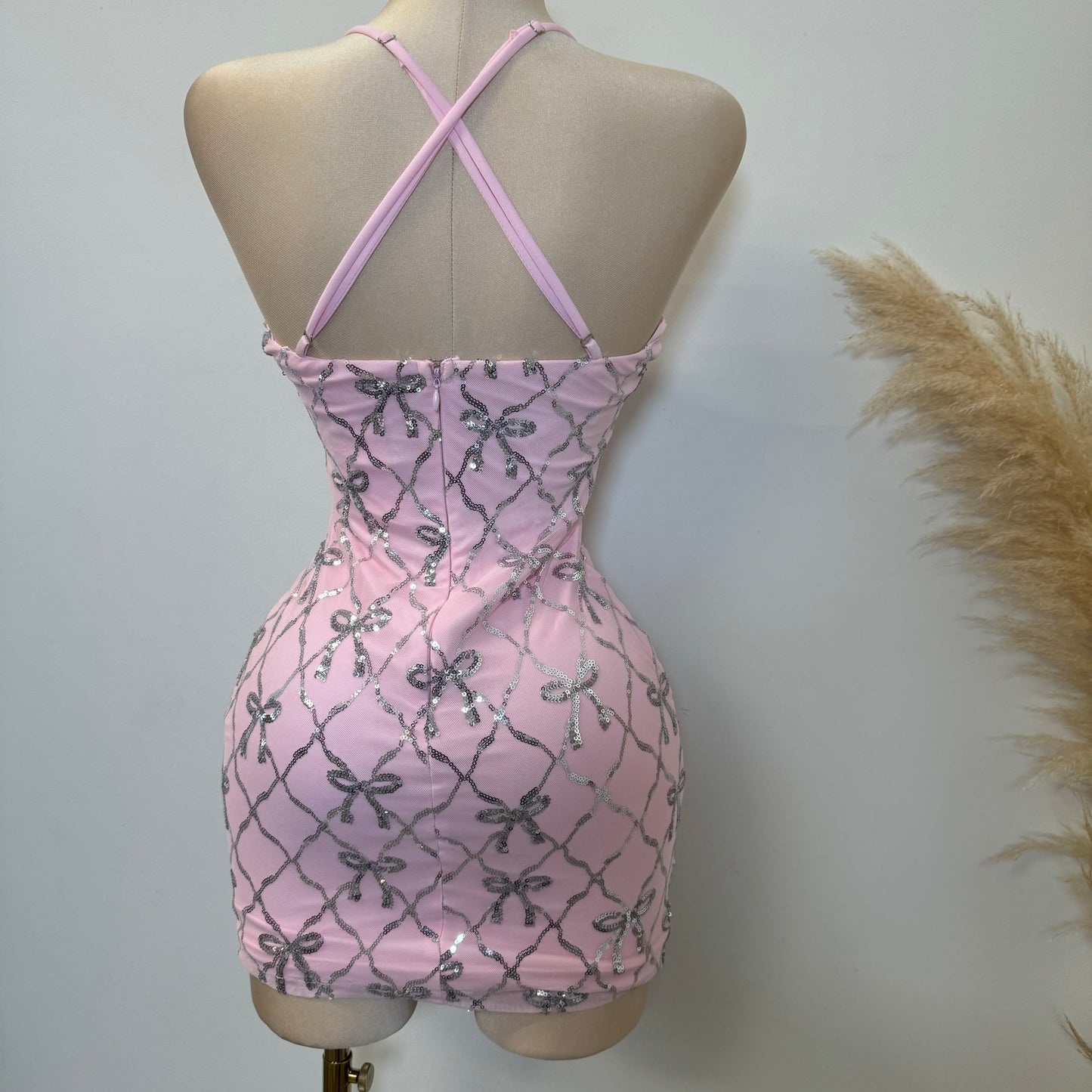 Bow Dress-Pink